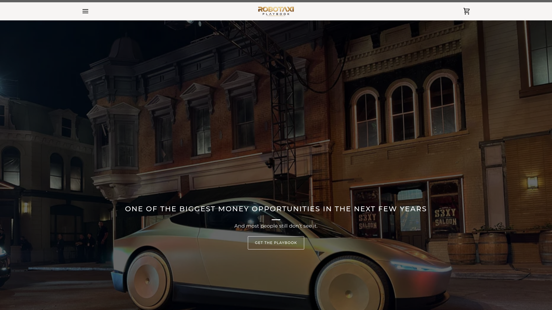 website screenshot of https://robotaxiplaybook.com/