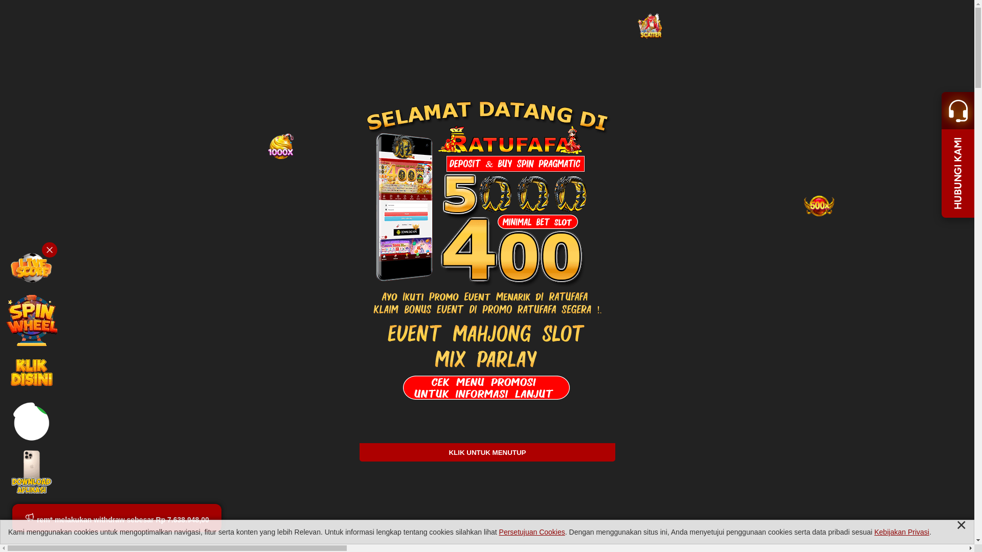 website screenshot of https://cuanratufafa.xyz/