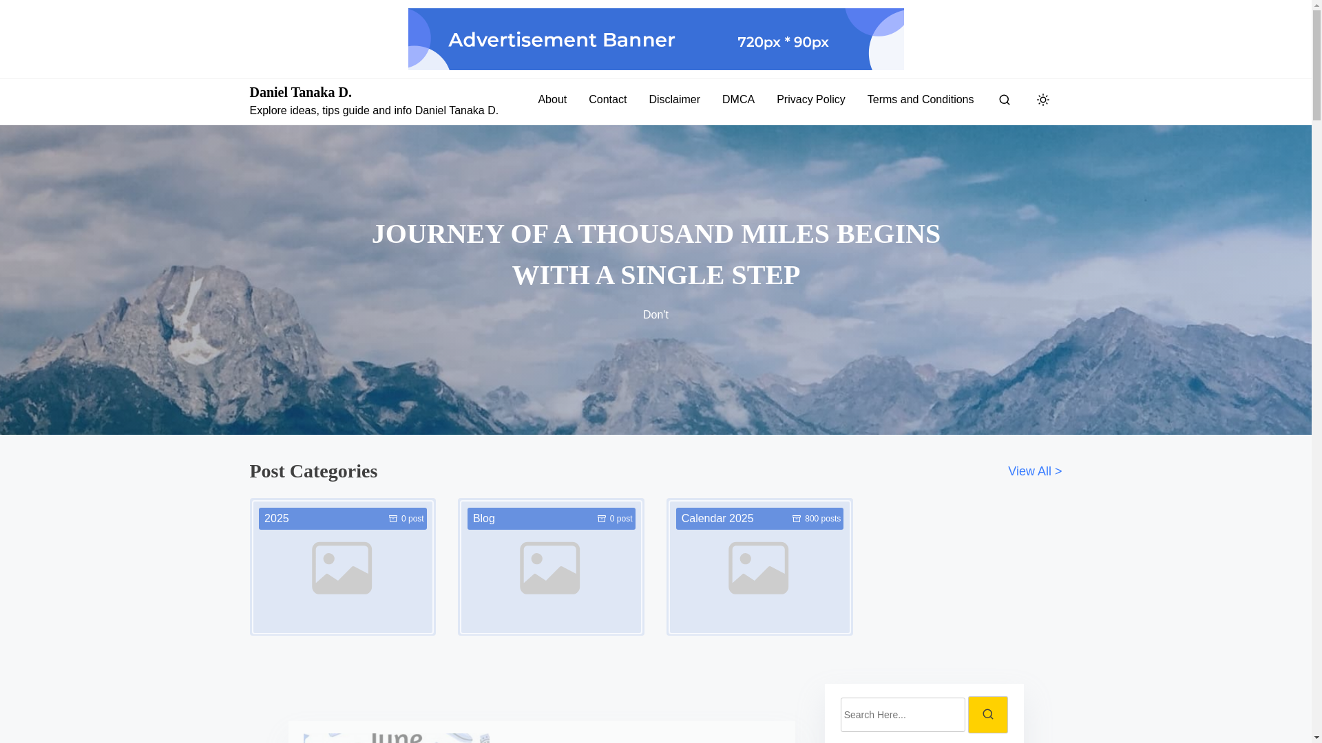 website screenshot of https://danieltanakad.pages.dev/