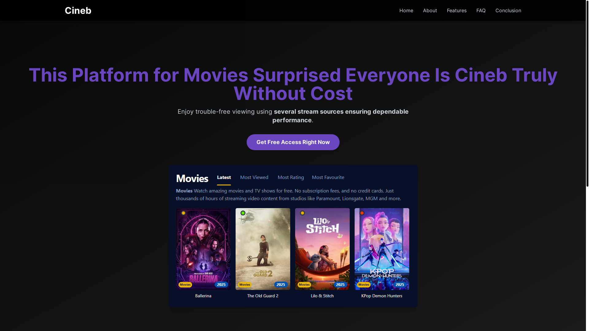 website screenshot of https://cineb-2ckf.pages.dev/