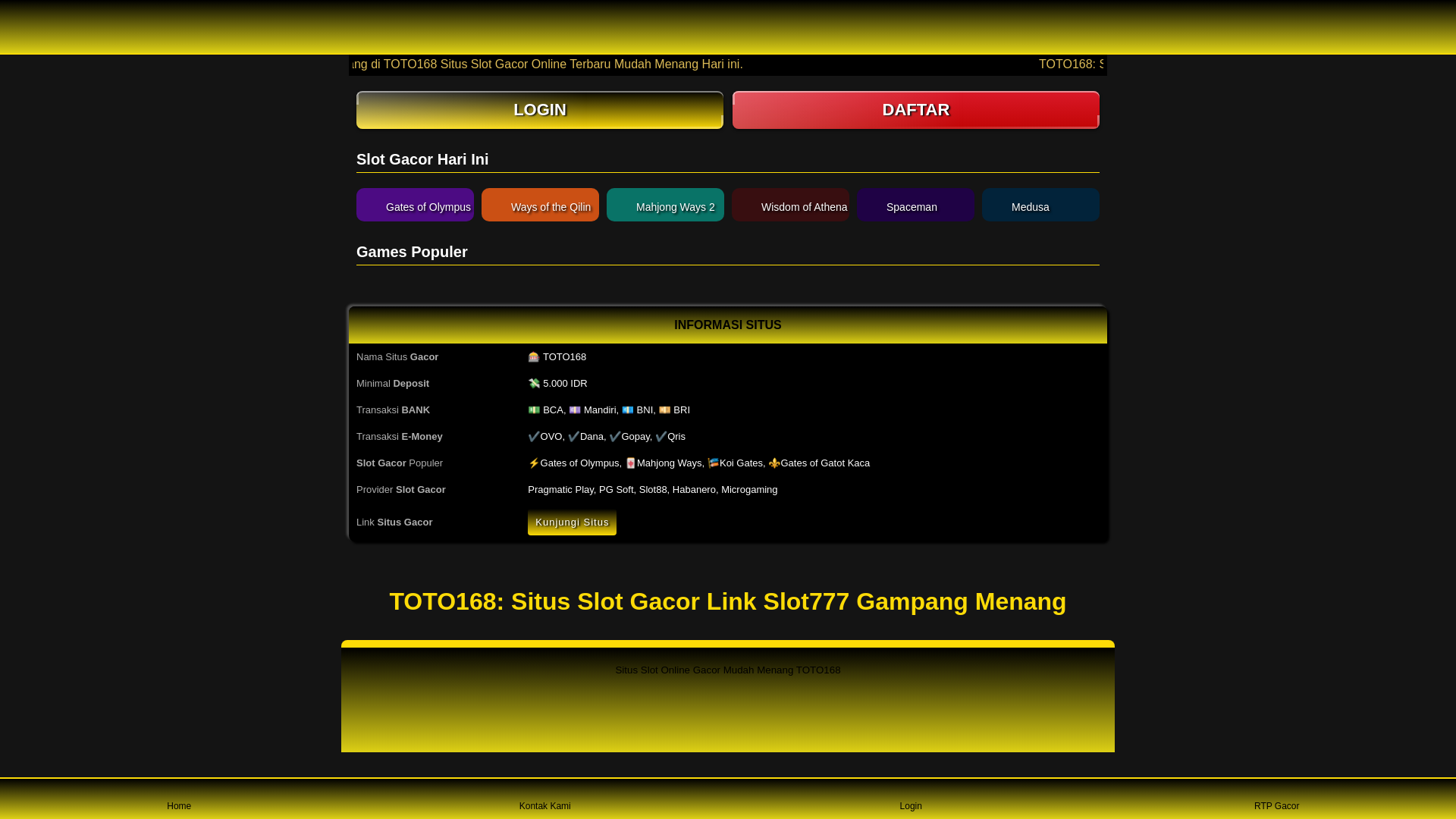 website screenshot of https://chair-toto168.pages.dev/