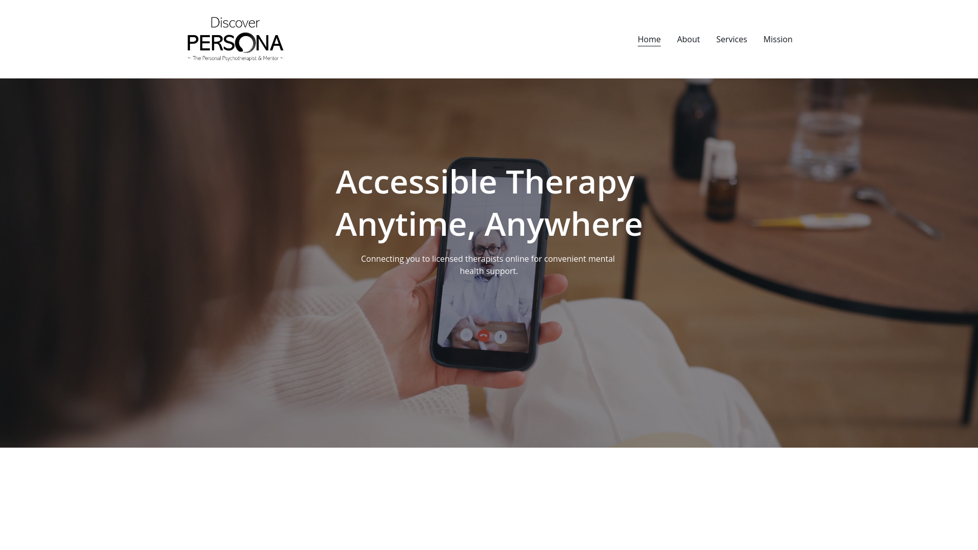 website screenshot of https://unmuteself.com/