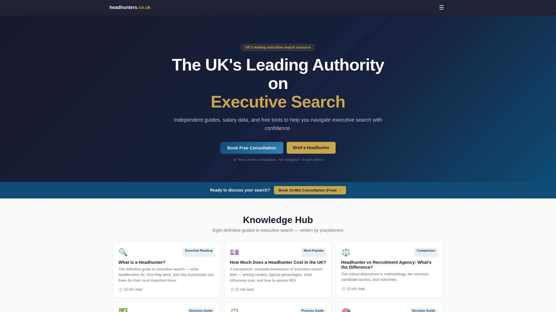 website screenshot of https://headhunters.pages.dev/