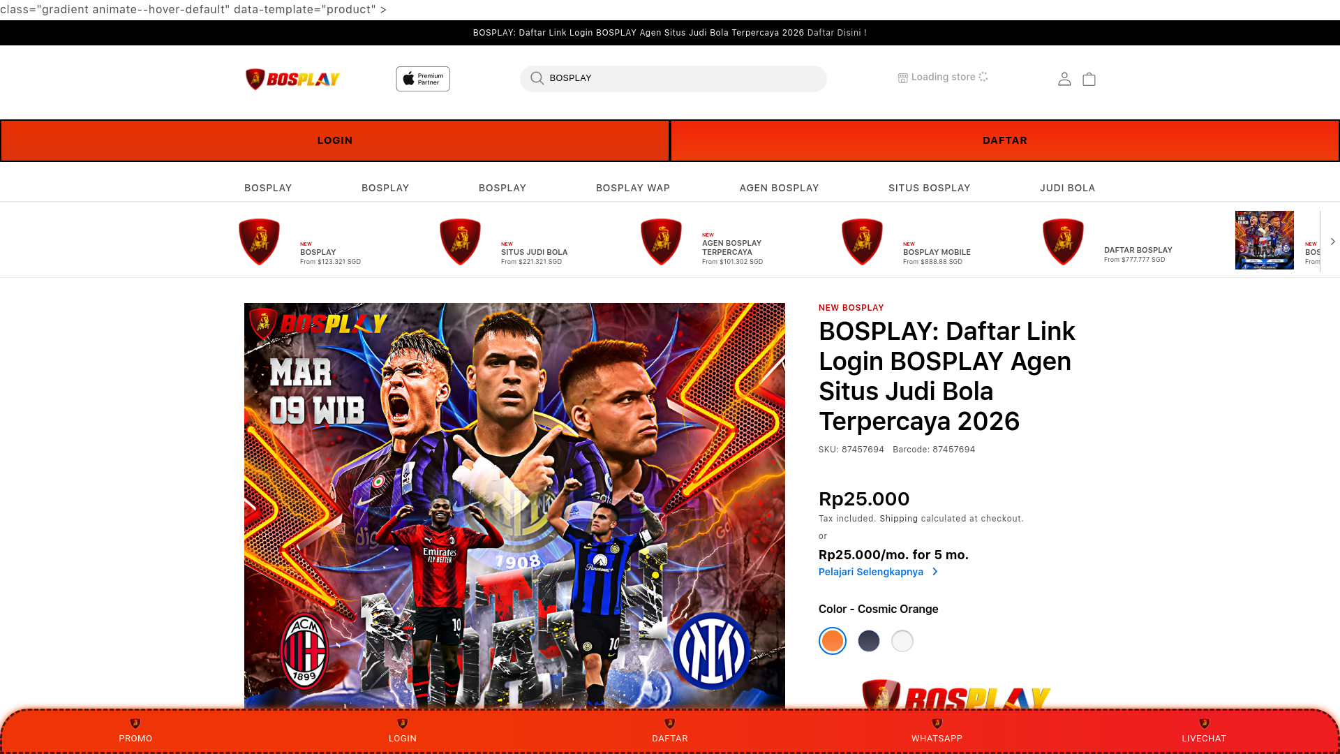 website screenshot of https://bosplay-agensboterbaik.pages.dev/