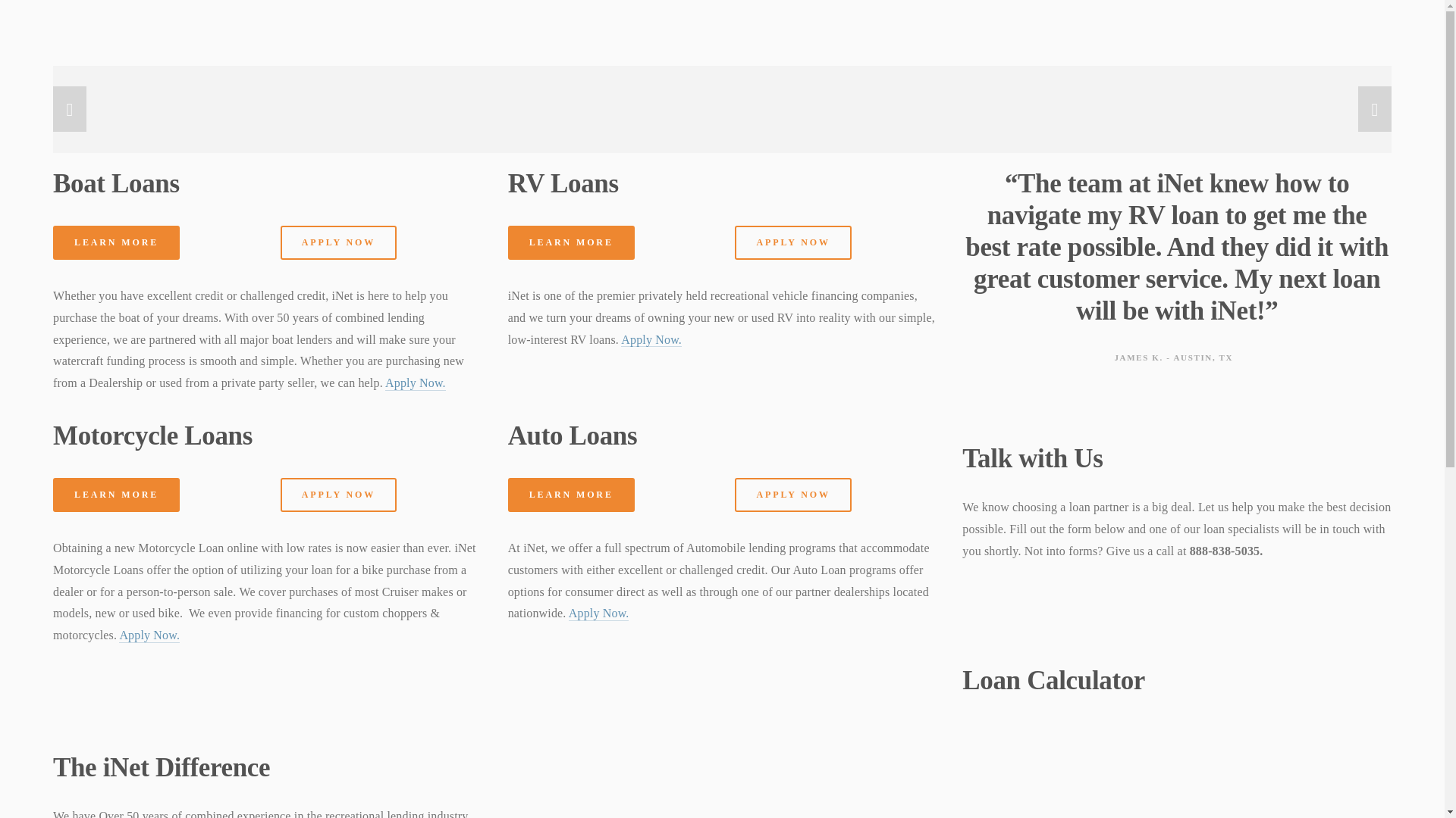 website screenshot of https://shopinetrec.com/