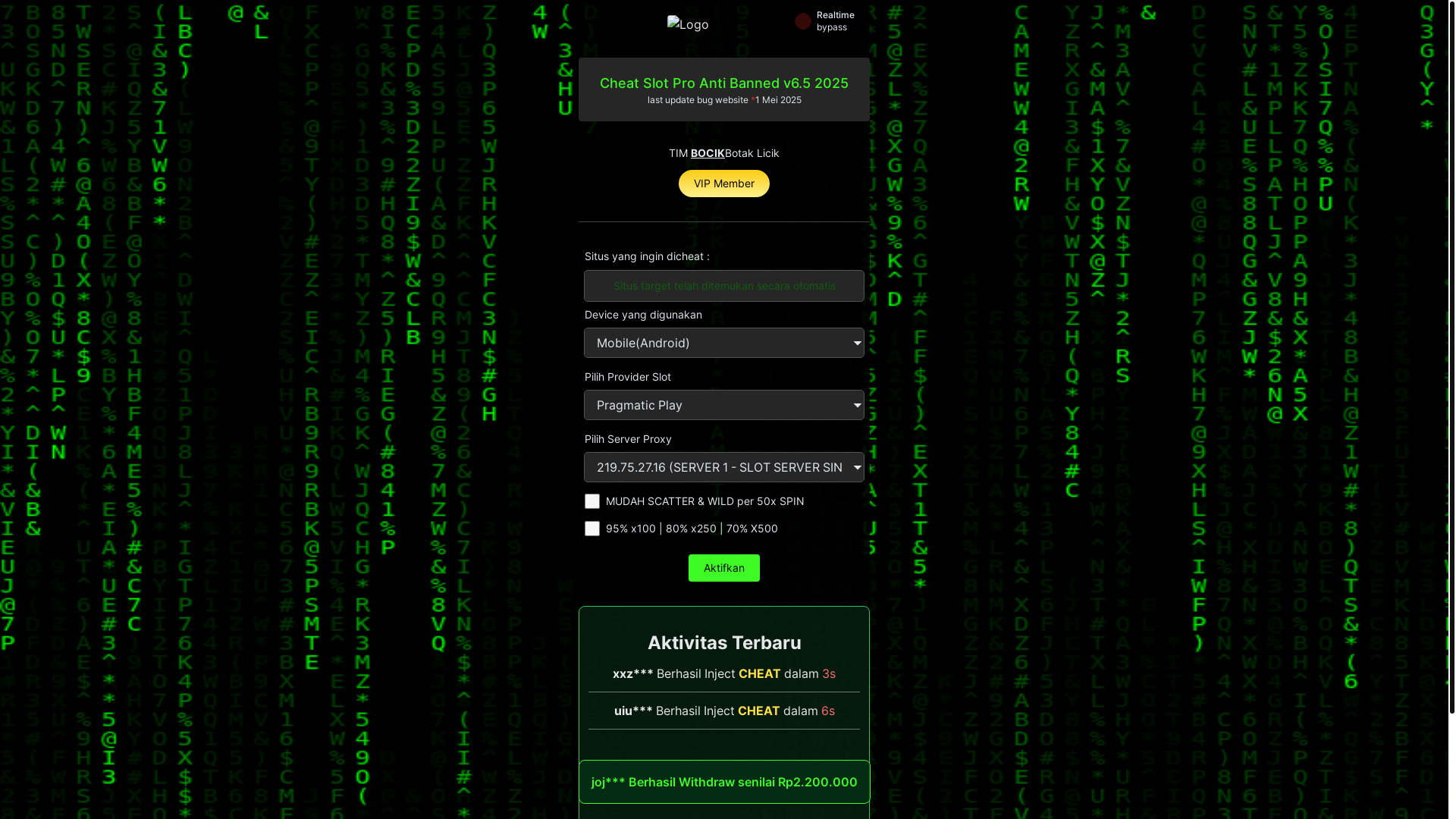 website screenshot of https://apkslotmaster.pages.dev/