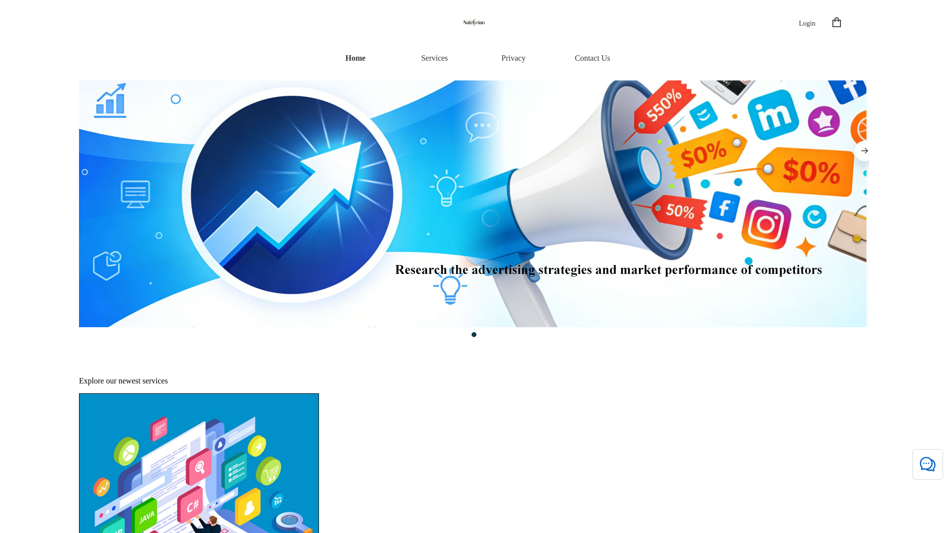 website screenshot of https://natelyrian-store.click/