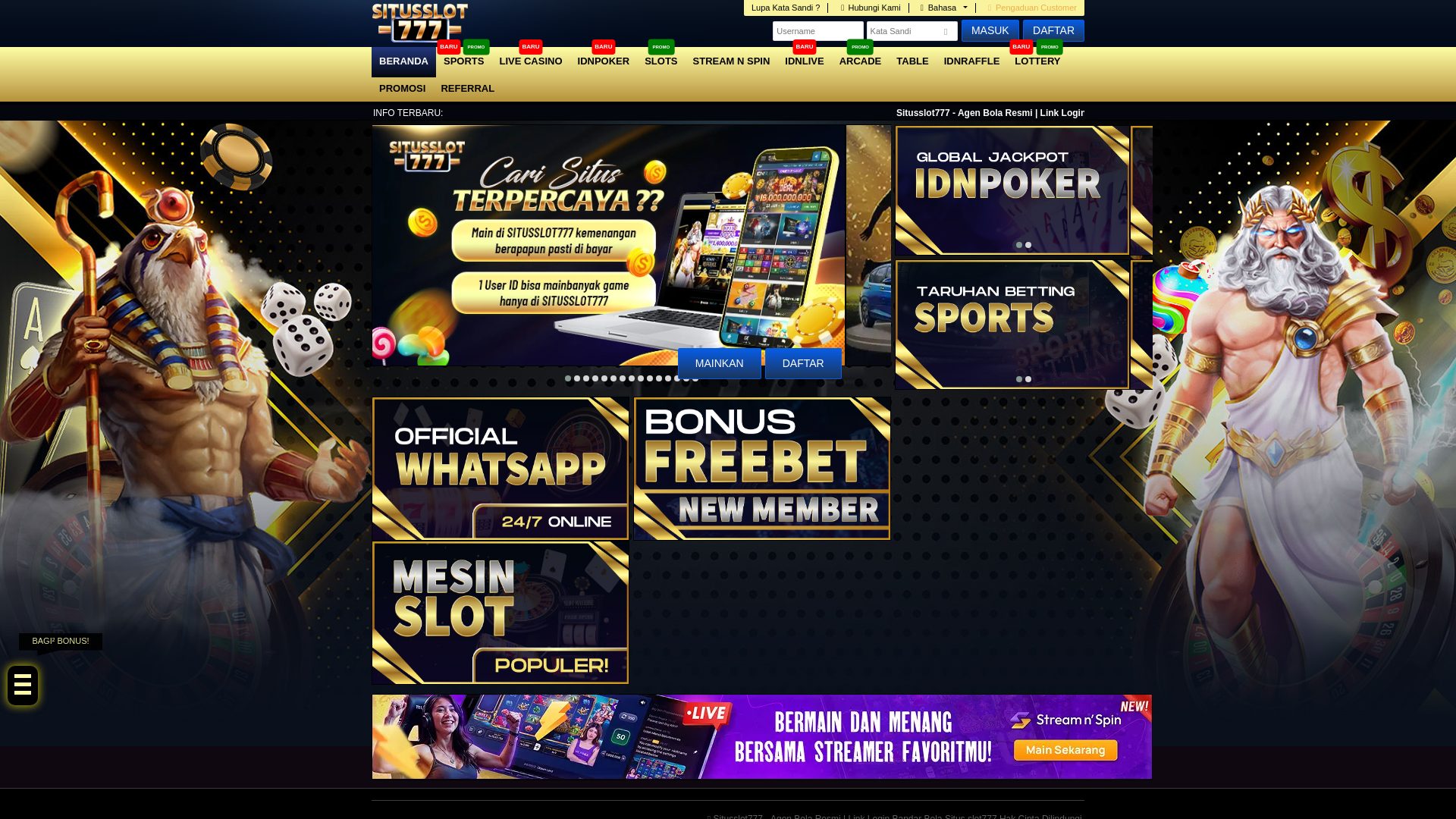 website screenshot of https://lpps-situsslot777.store/