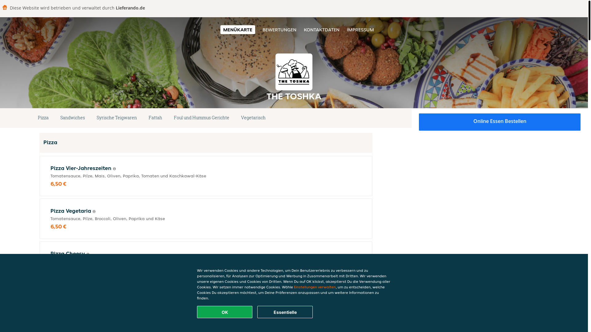 website screenshot of https://thetoshka-mainz.de/