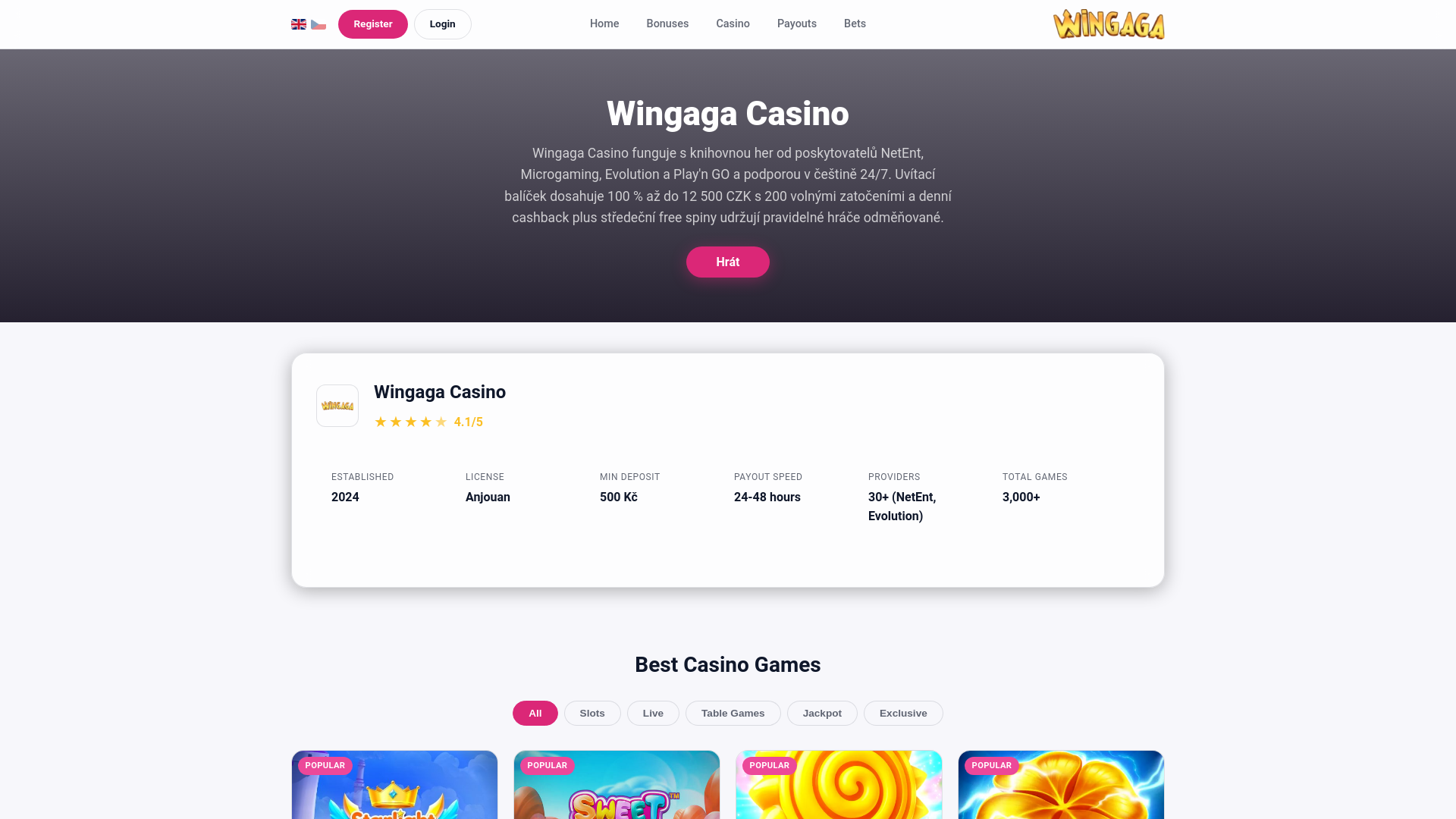 website screenshot of https://wingaga-cz-9.pages.dev/
