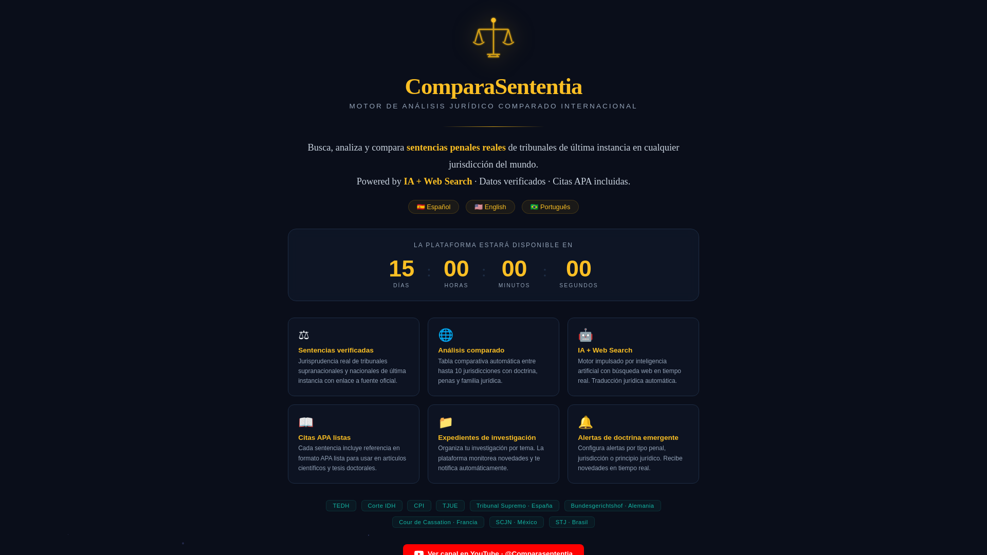 website screenshot of https://comparasententia.pages.dev/