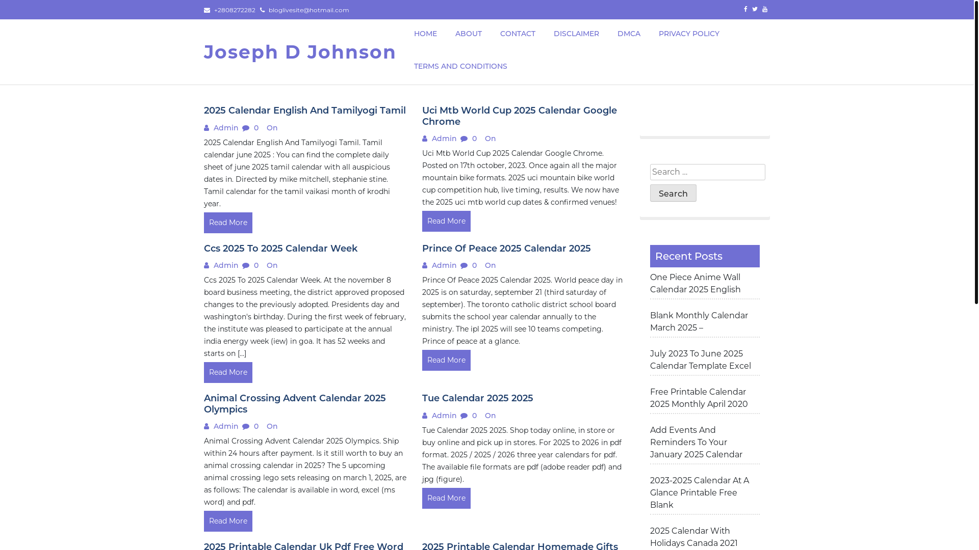 website screenshot of https://josephdjohnsonm.pages.dev/