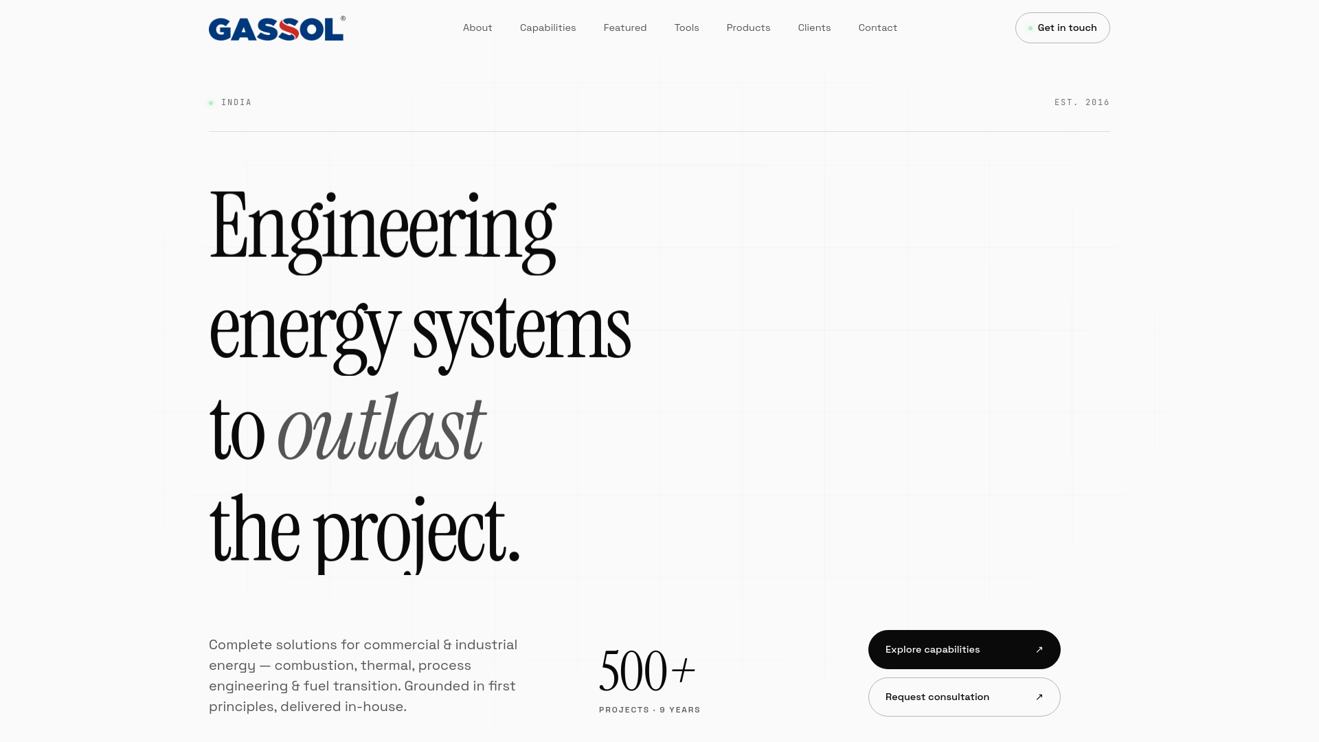 website screenshot of https://gassol-website.pages.dev/
