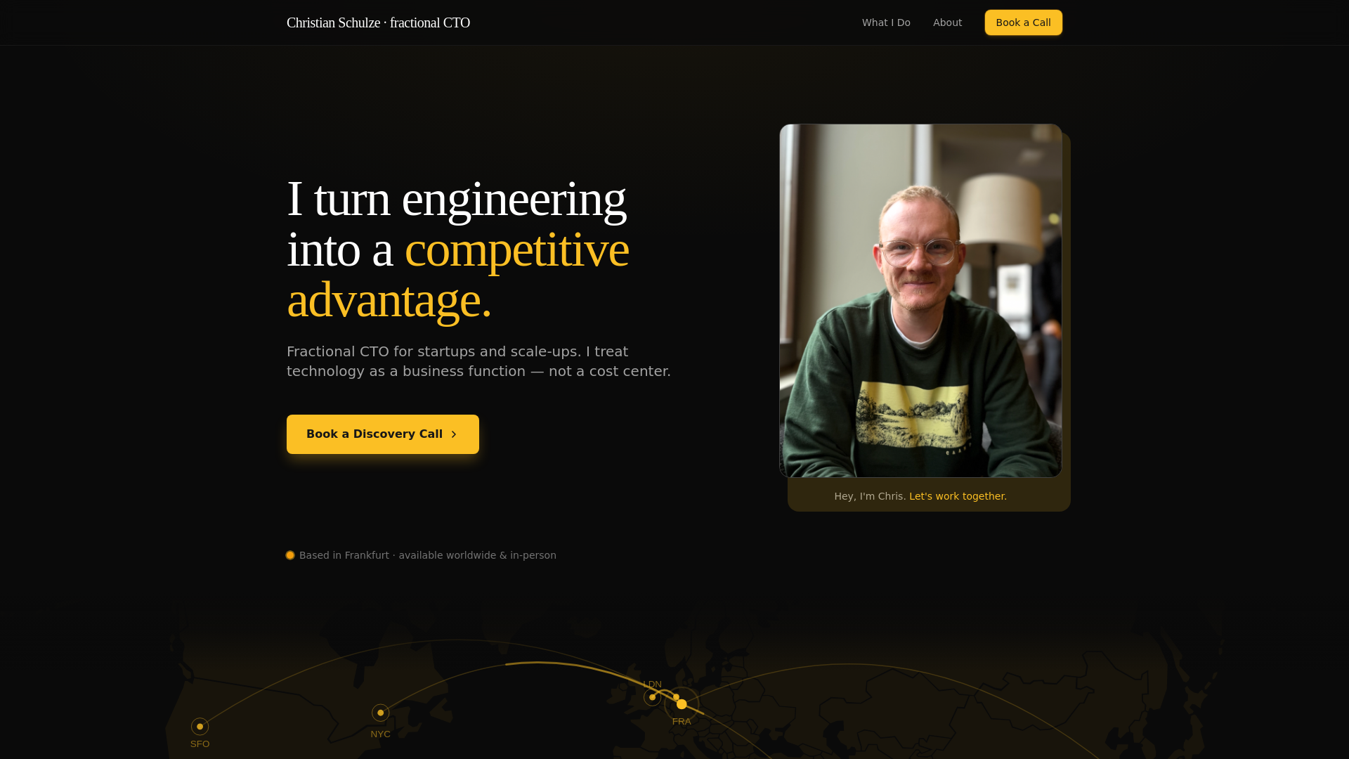 website screenshot of https://thefractionalcto-io.pages.dev/