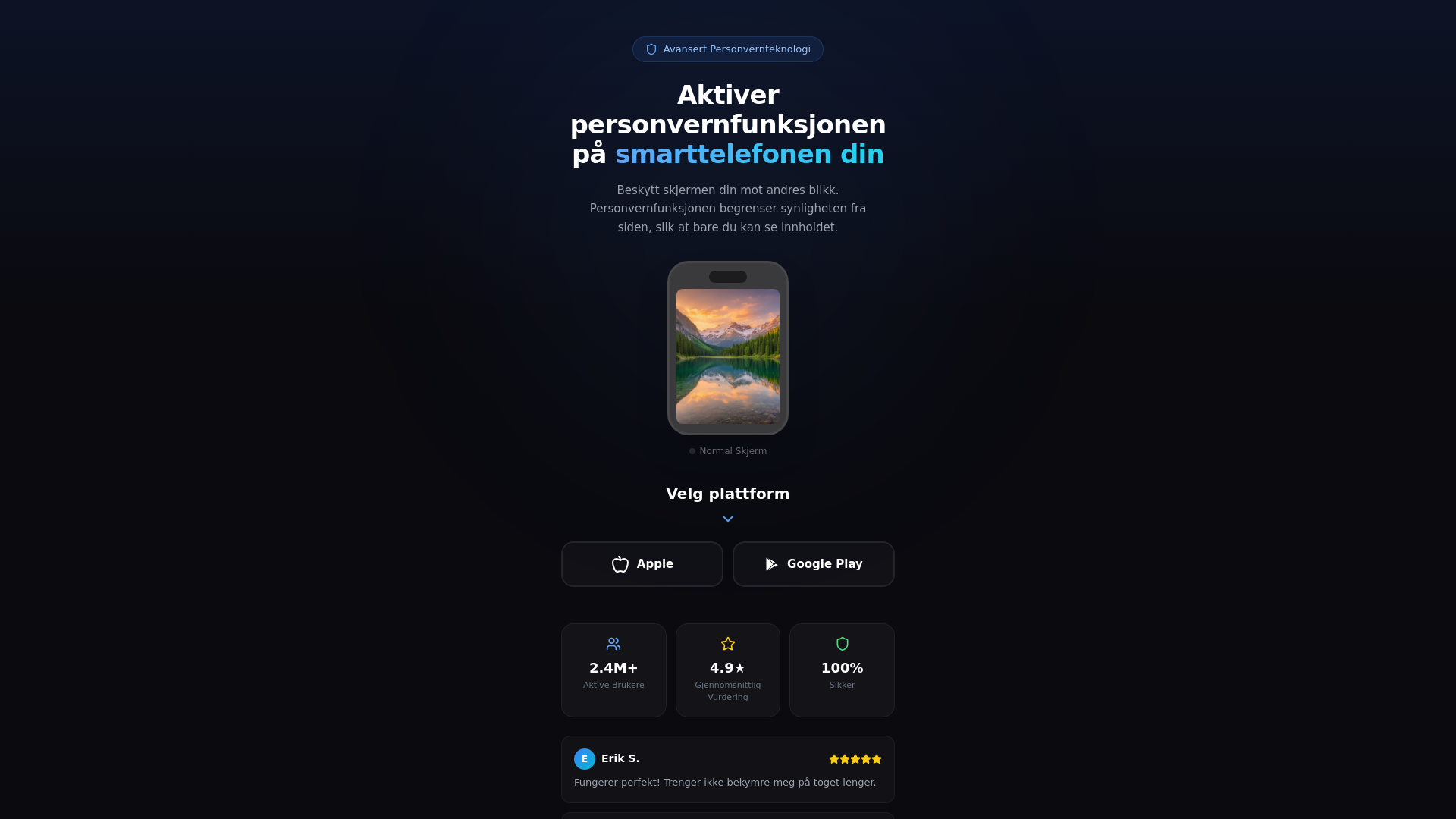 website screenshot of https://privafilter.com