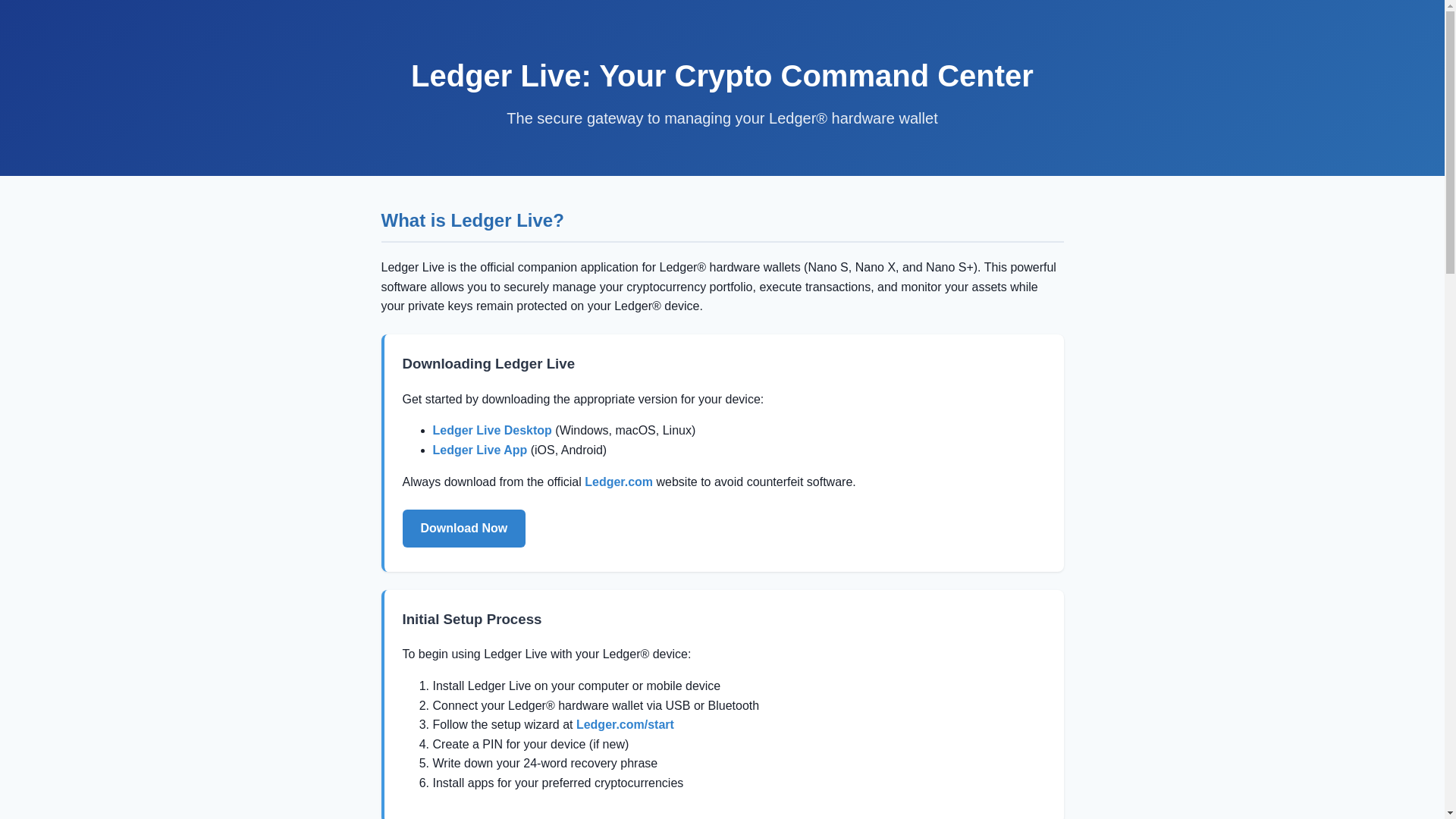 website screenshot of https://web3-ledger-live.pages.dev/