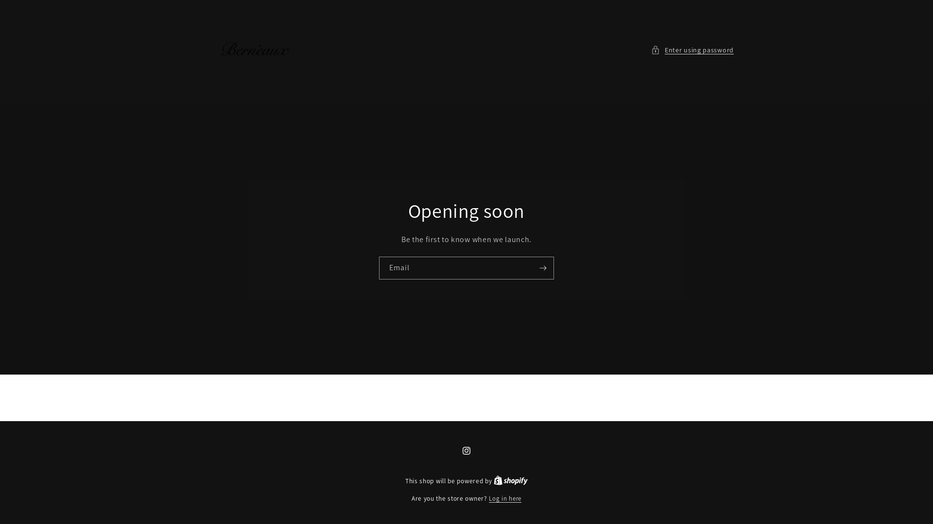 website screenshot of https://saintberneaux.com/