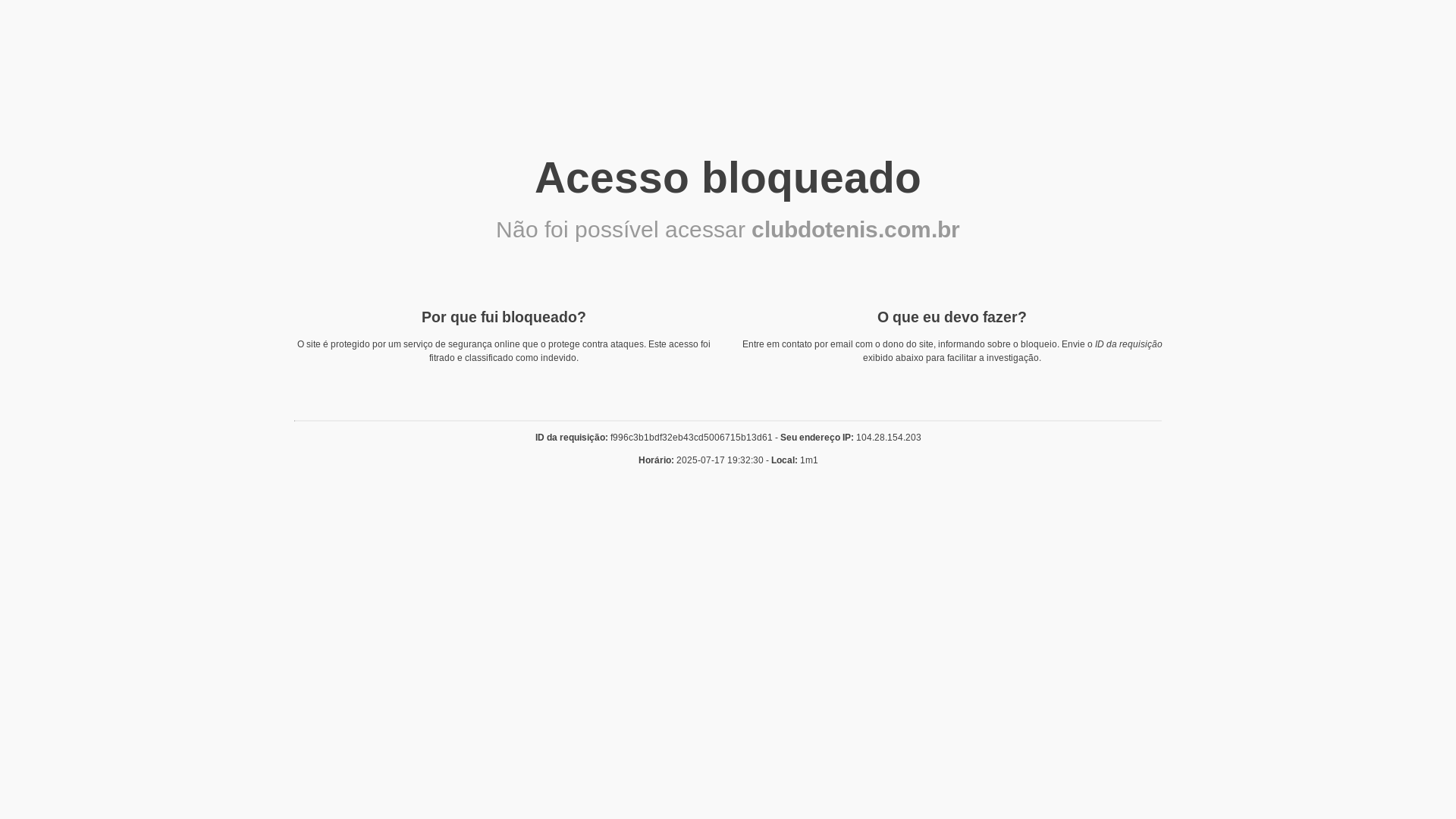 website screenshot of https://clubdotenis.com.br/