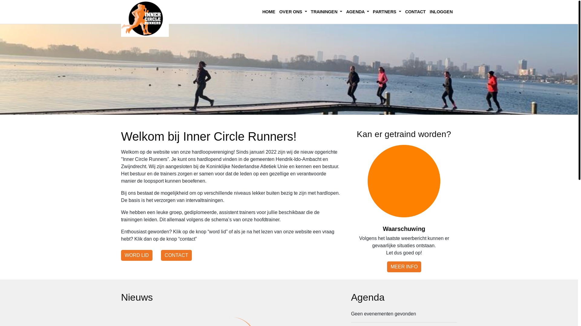 website screenshot of https://inner-circle-runners.pages.dev/