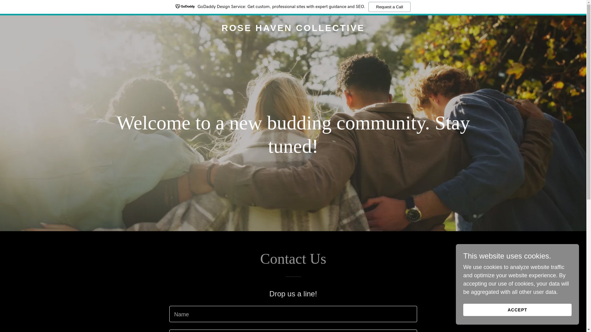 website screenshot of https://rosehavencollective.com/