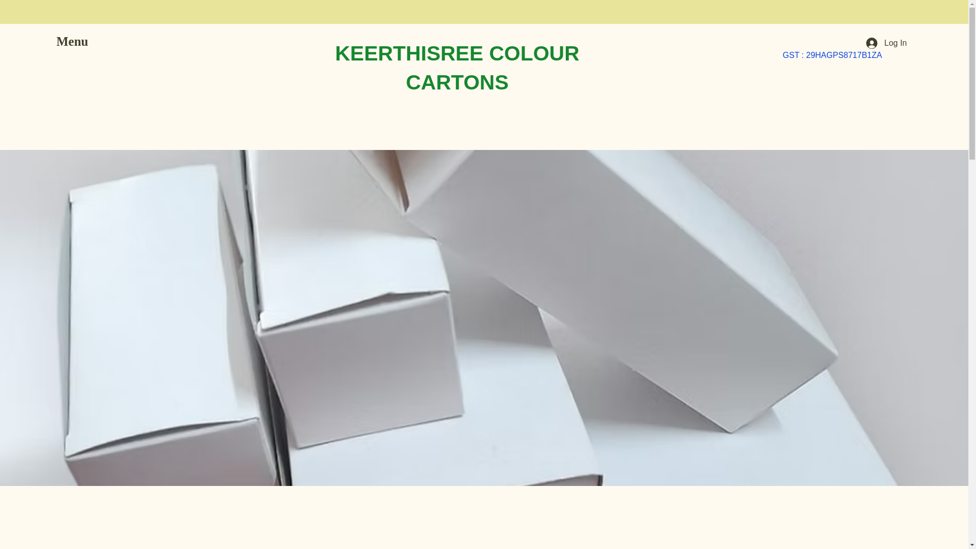 website screenshot of https://keerthisreecolourcartons.com/