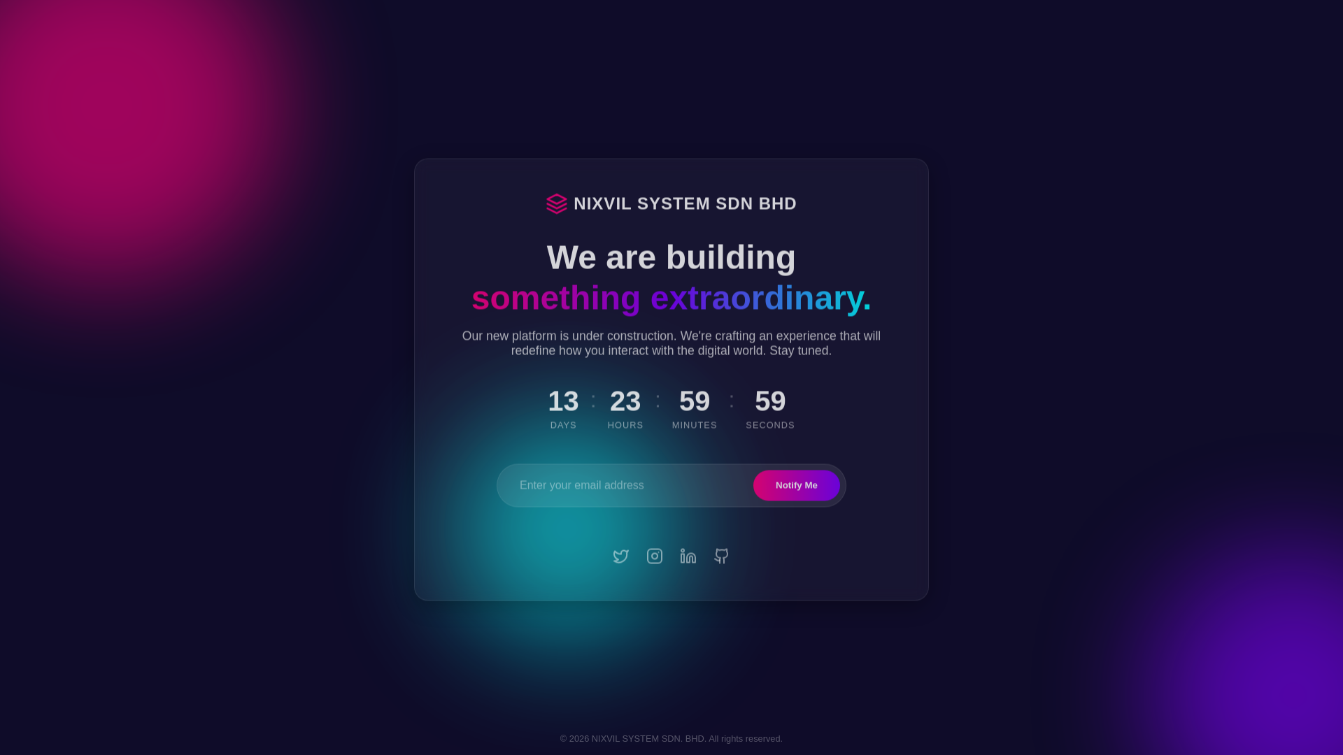 website screenshot of https://nixvilcom-web.pages.dev/