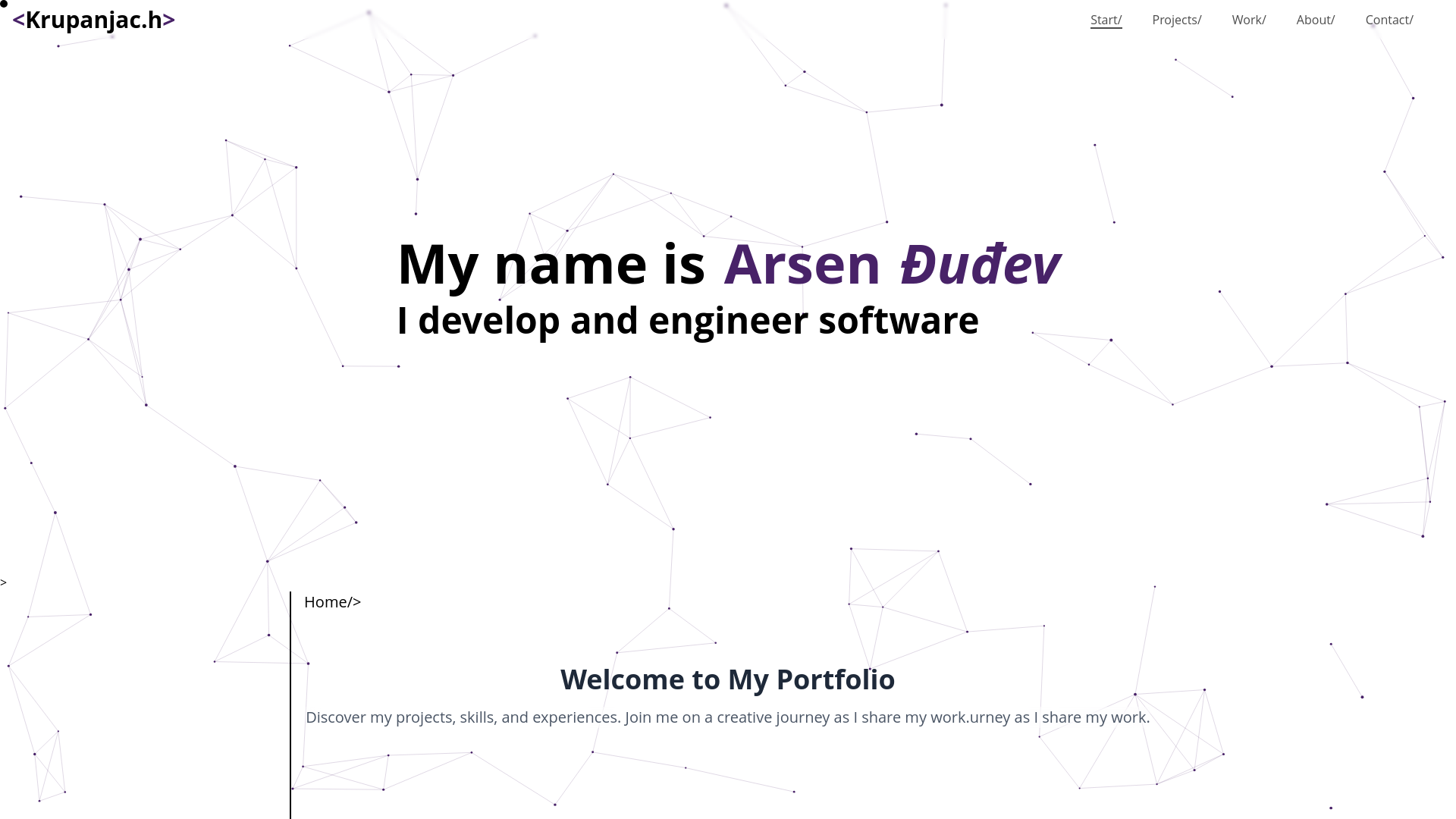 website screenshot of https://krupanjac.pages.dev/