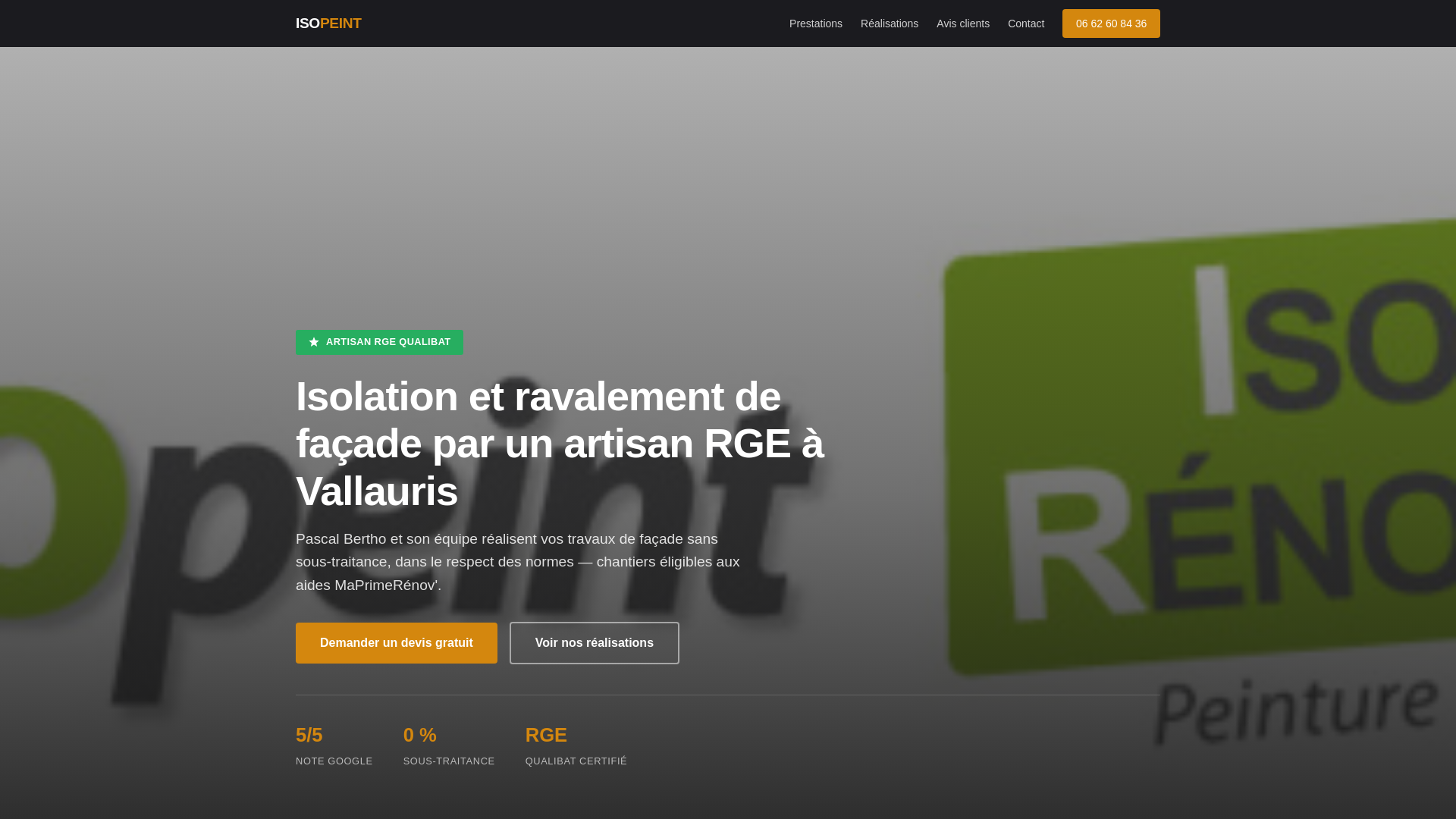 website screenshot of https://audit-soc-isolation-et-de-peinture-sip.pages.dev/