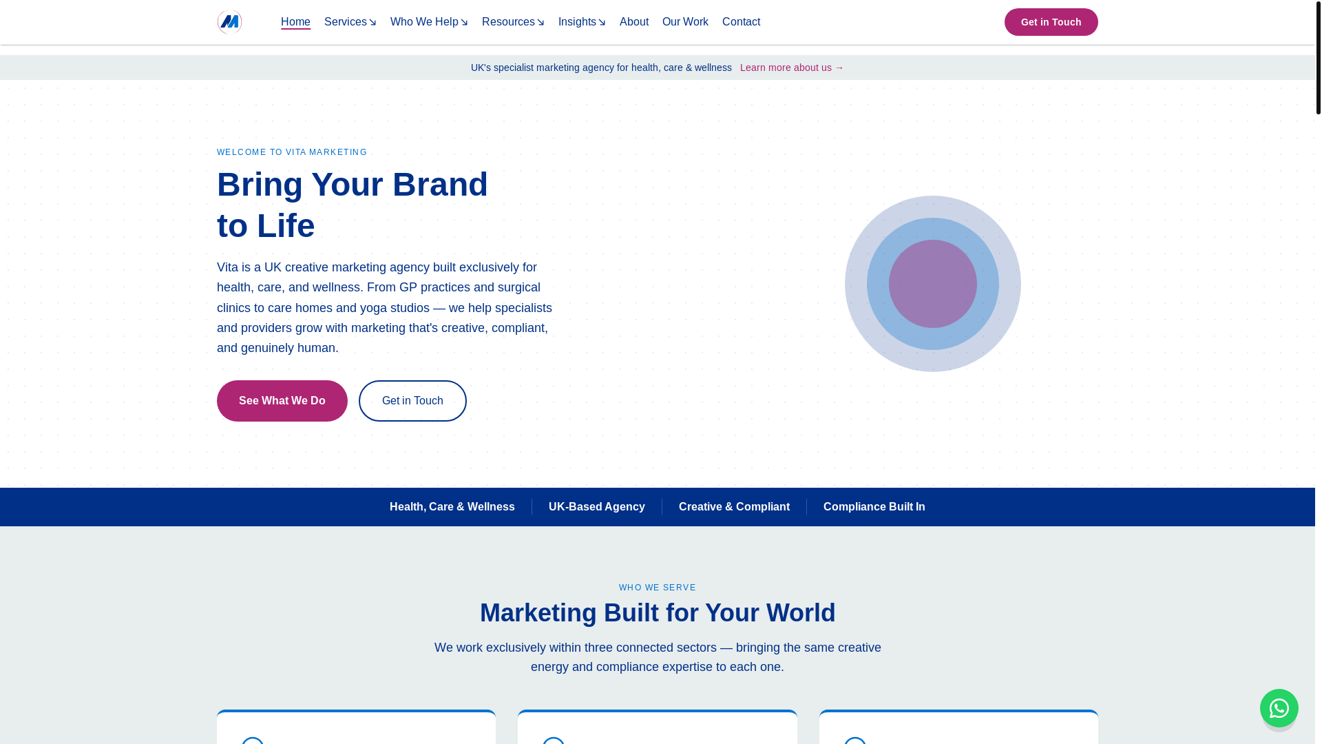 website screenshot of https://vita-marketing.pages.dev/