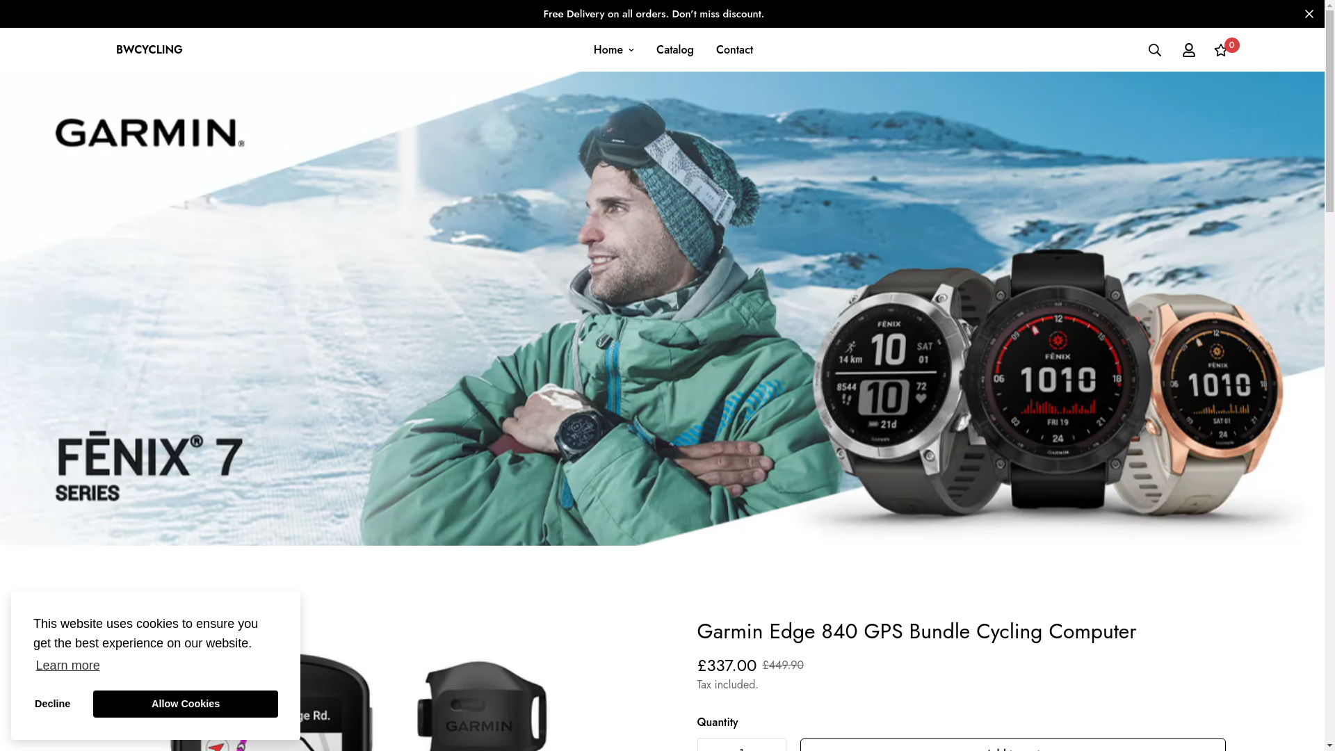 website screenshot of https://bwcyclingxy.shop/