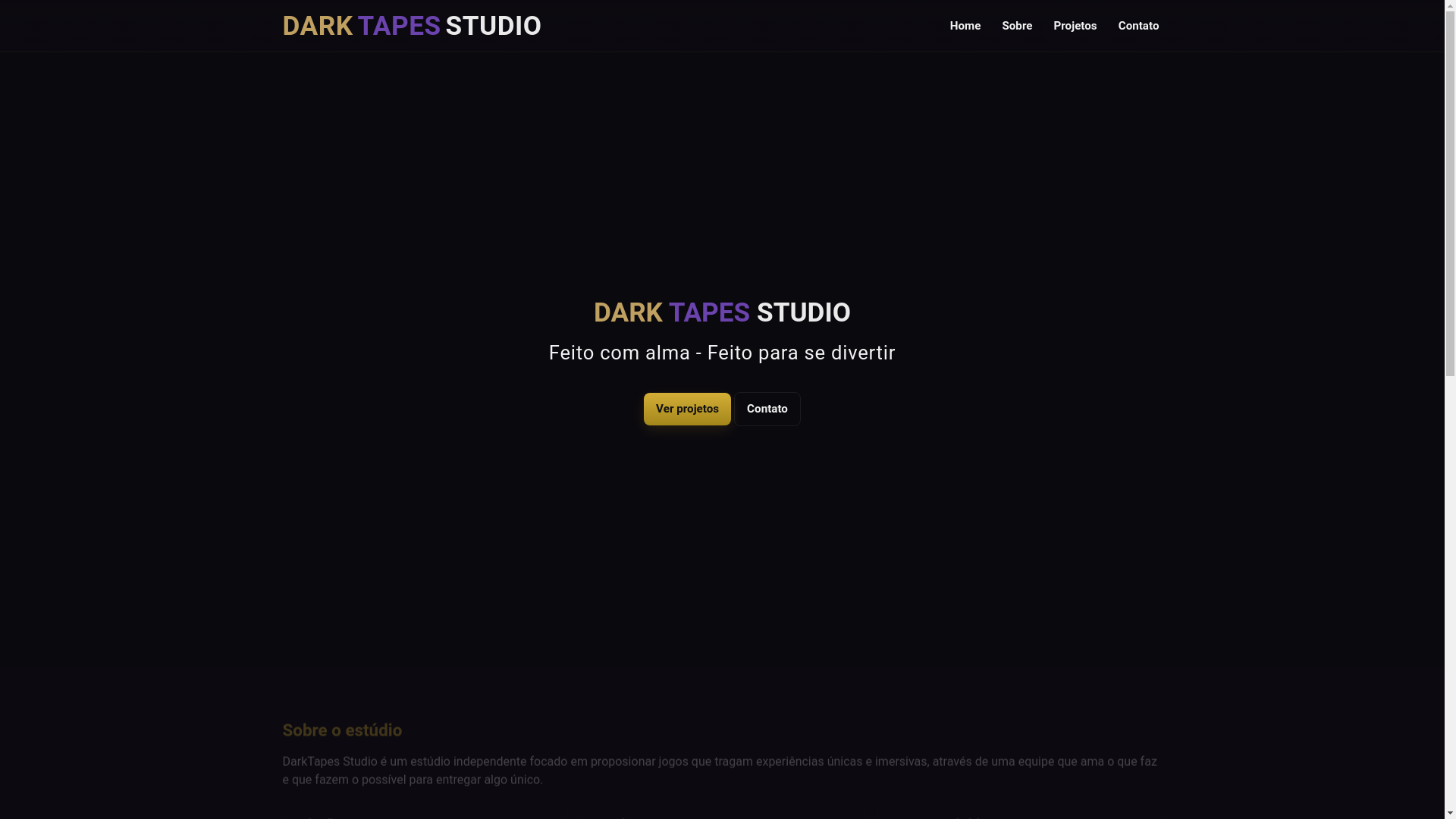 website screenshot of https://site-darktapes.pages.dev/