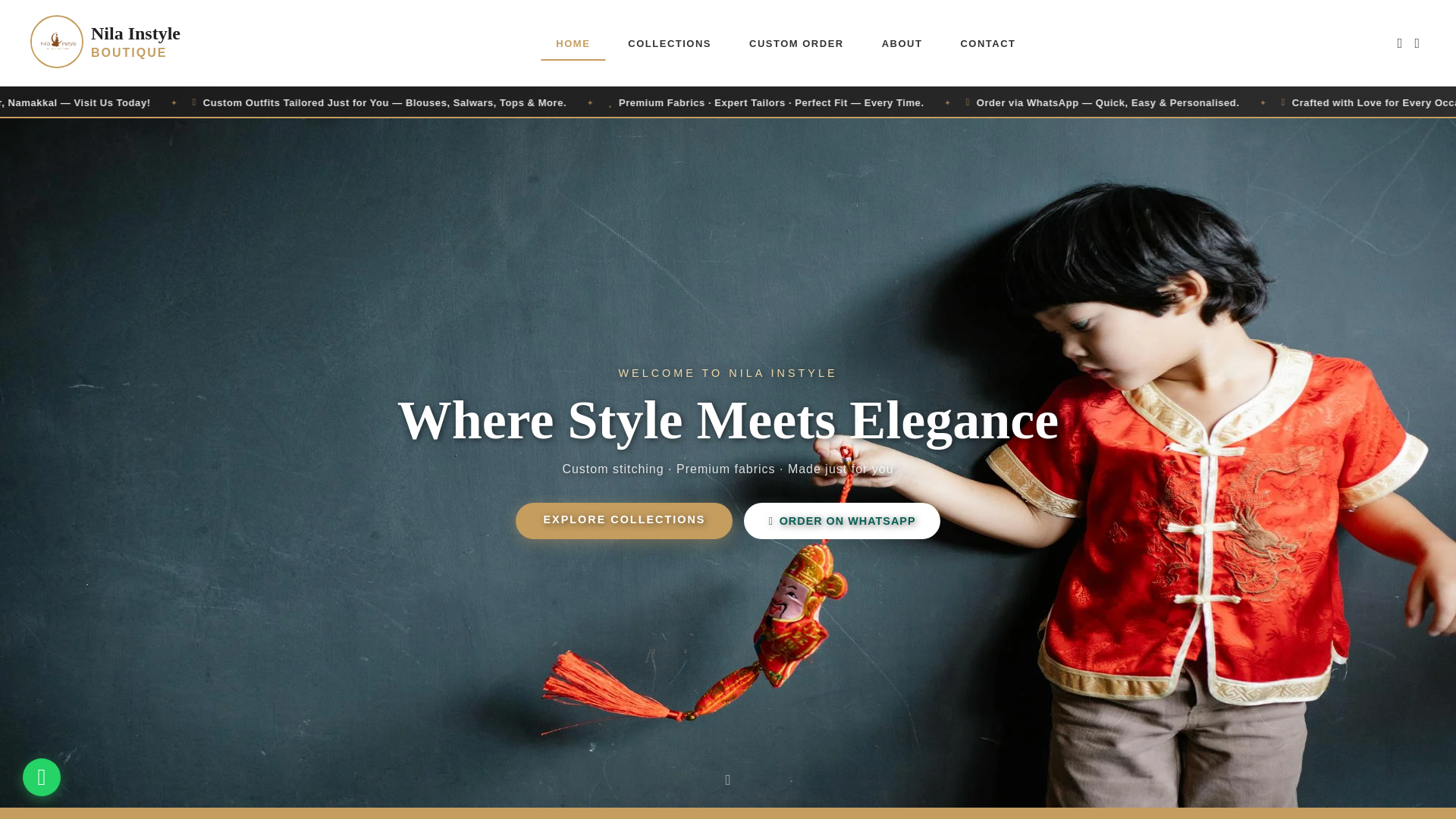 website screenshot of https://nilainstyle.com