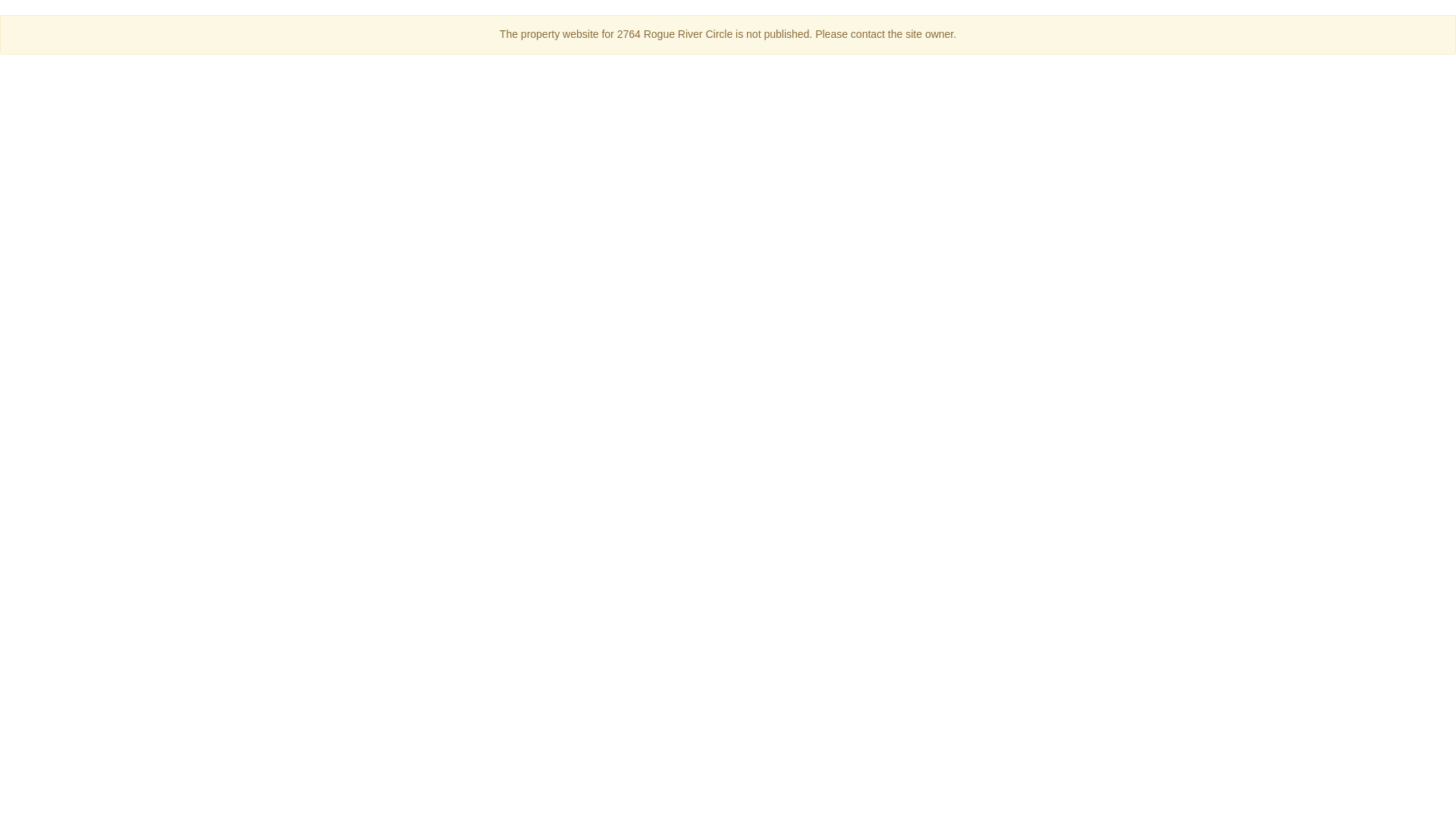 website screenshot of https://2764rogueriver.com/