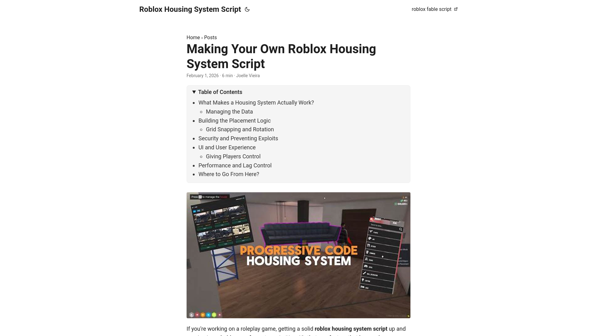 website screenshot of https://roblox-housing-system-script.pages.dev/
