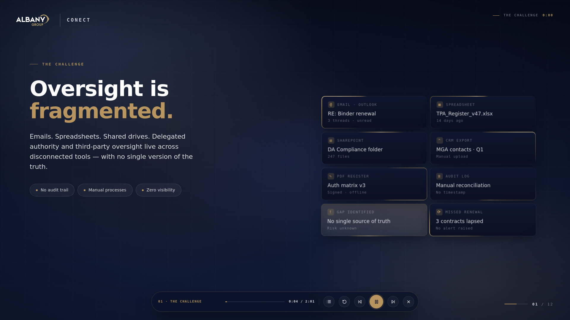 website screenshot of https://conectdemo.business/