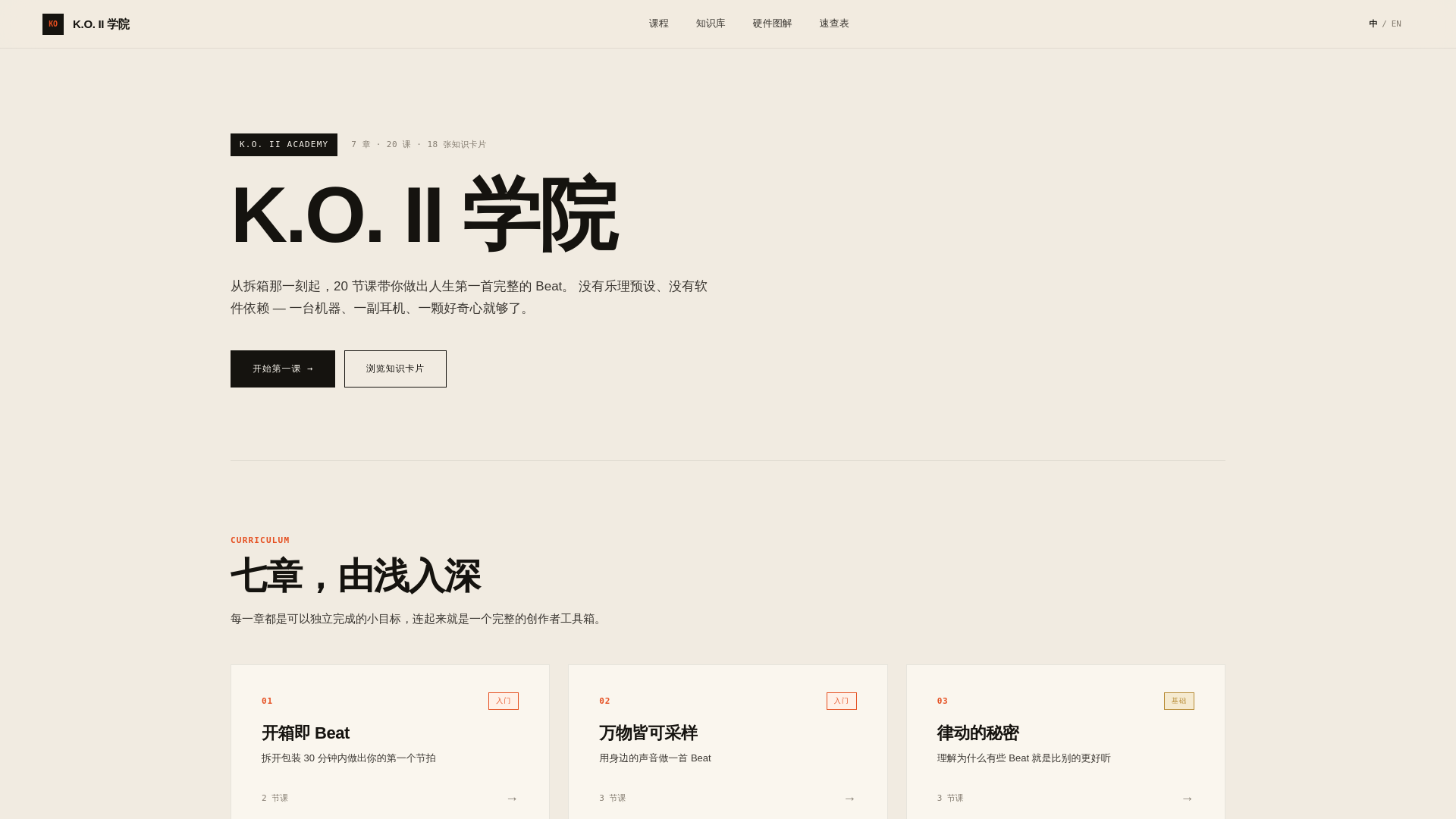 website screenshot of https://koii-academy.pages.dev/