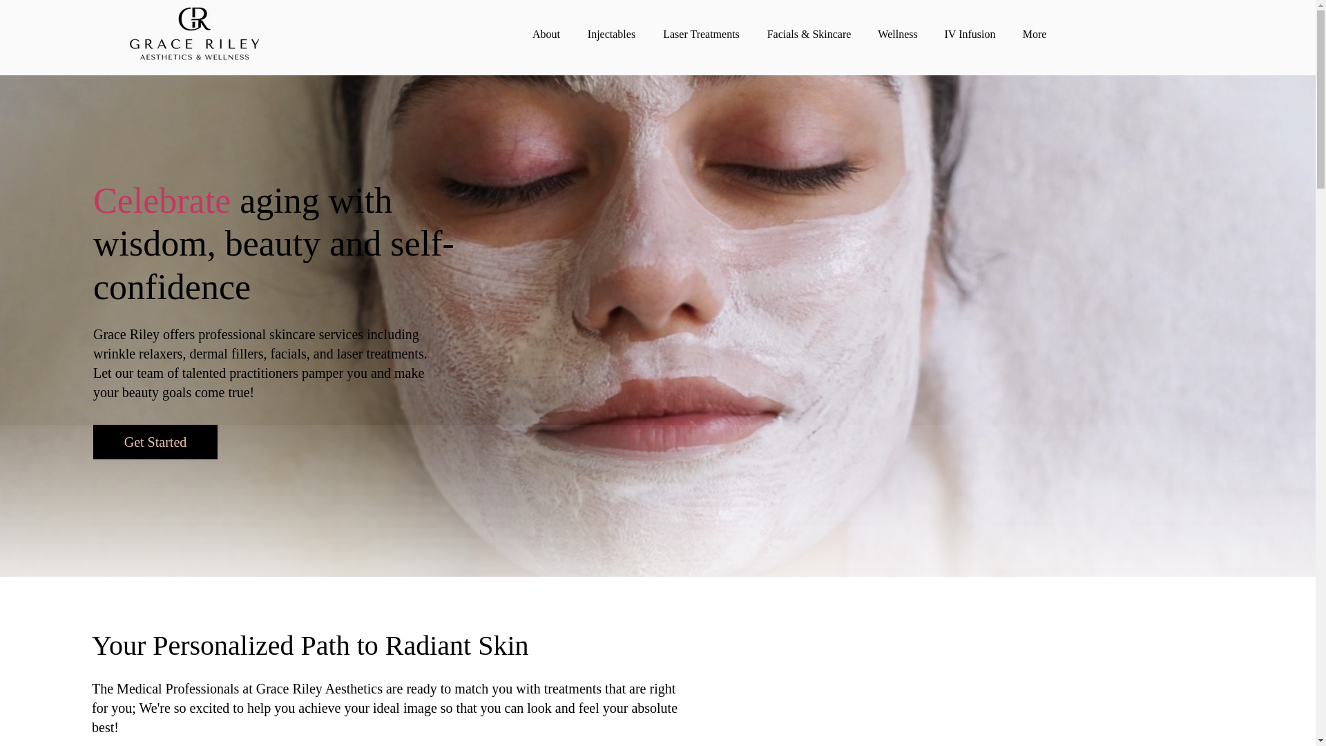 website screenshot of https://gracerileyintegrativewellness.com/
