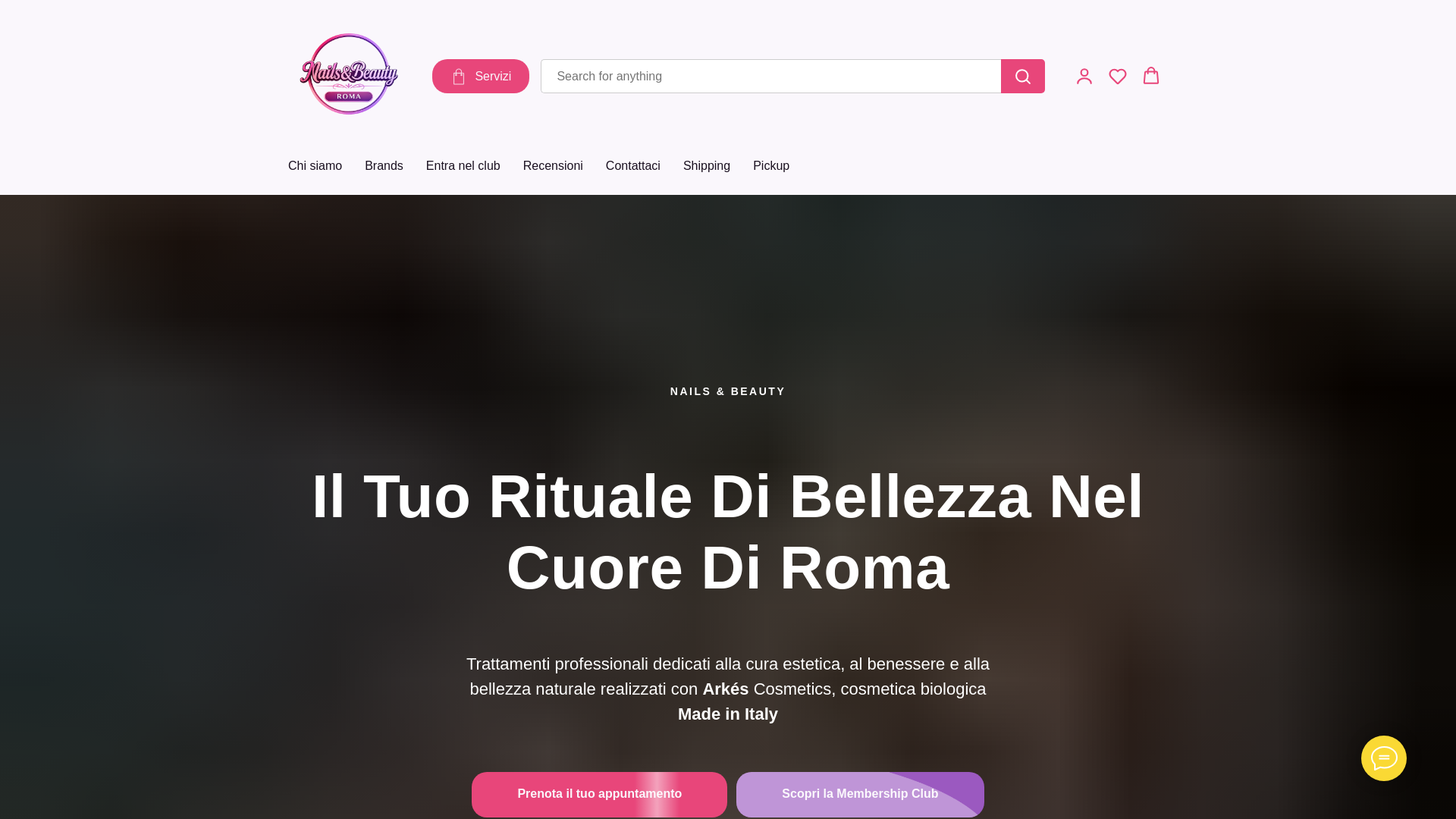 website screenshot of https://goldenbeautyitalia.it/