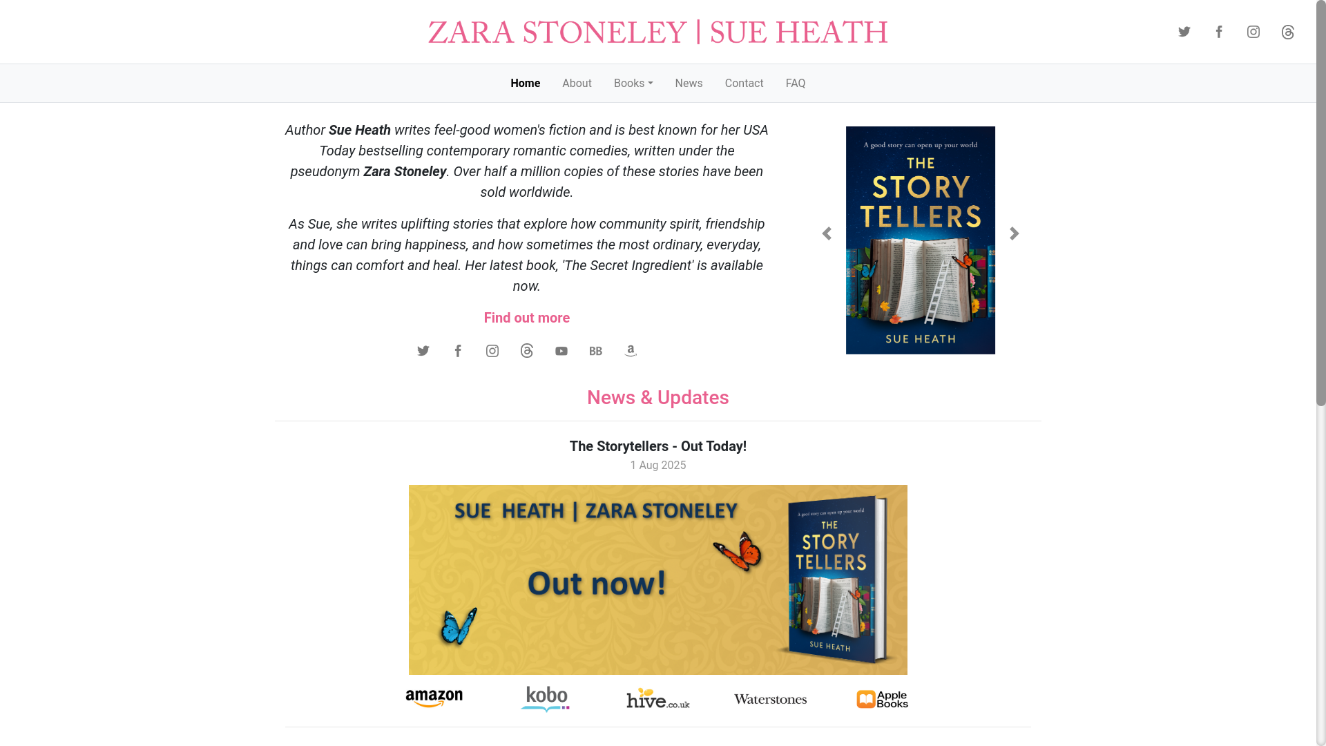 website screenshot of https://zara-stoneley-website.pages.dev/