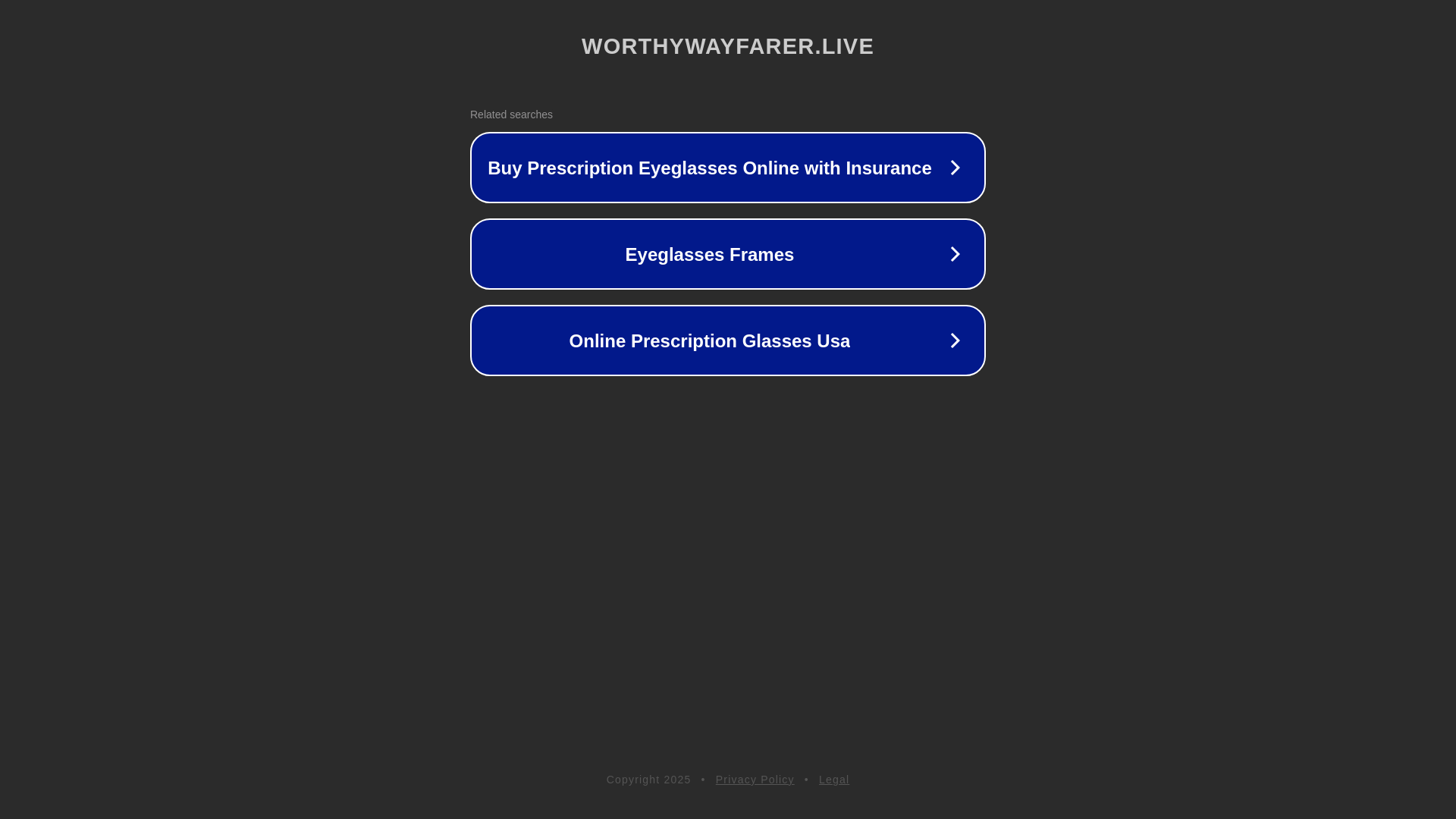 website screenshot of https://worthywayfarer.live/