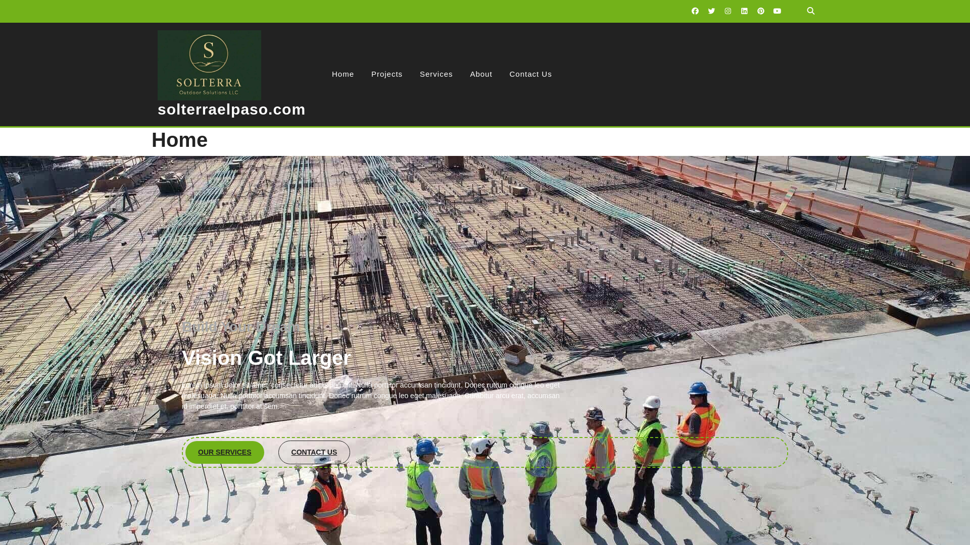 website screenshot of https://solterraelpaso.com/