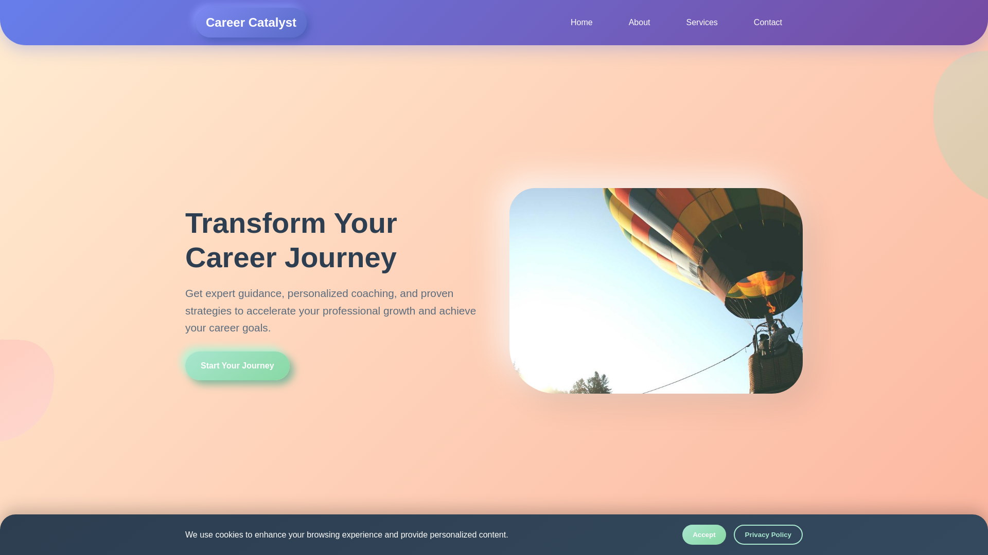 website screenshot of https://careercatalystexpert.xyz/