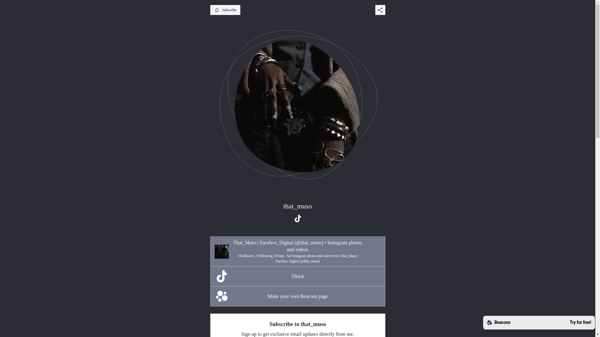 website screenshot of https://thatmuso.store/