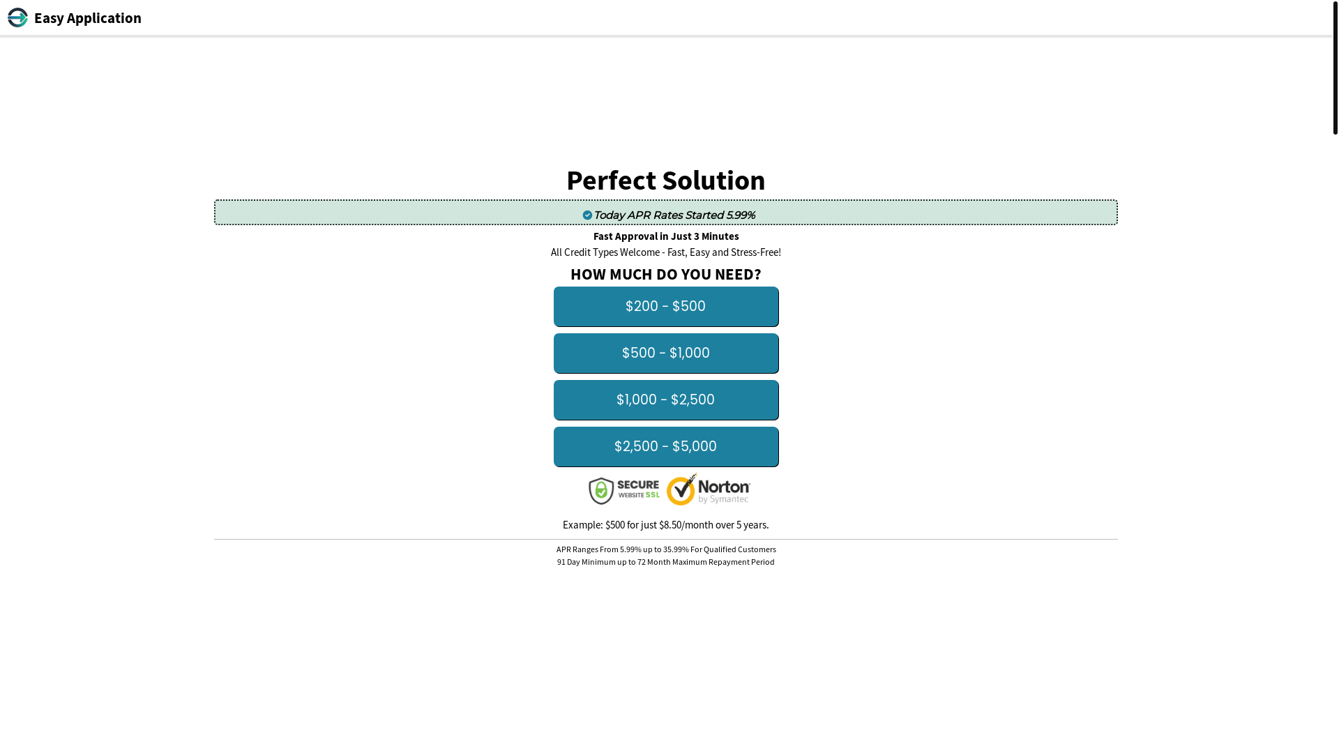 website screenshot of https://thankloans.com/