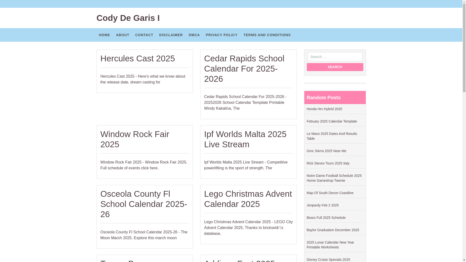 website screenshot of https://codydegarisi.pages.dev/
