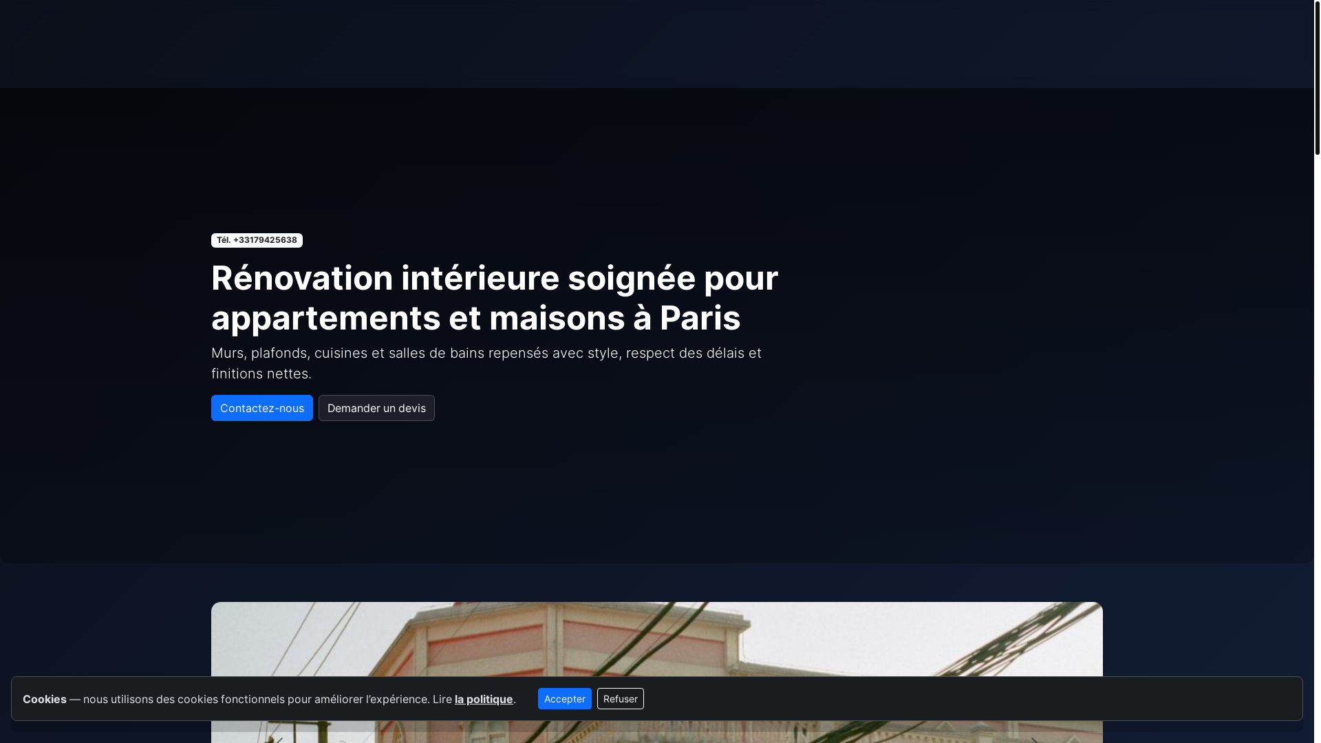 website screenshot of https://fetetrend.com/