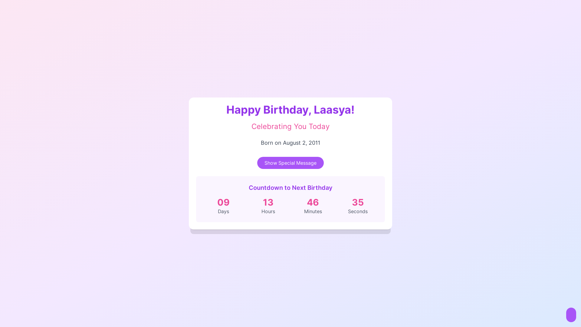 website screenshot of https://happy-birthday-laasiii.pages.dev/