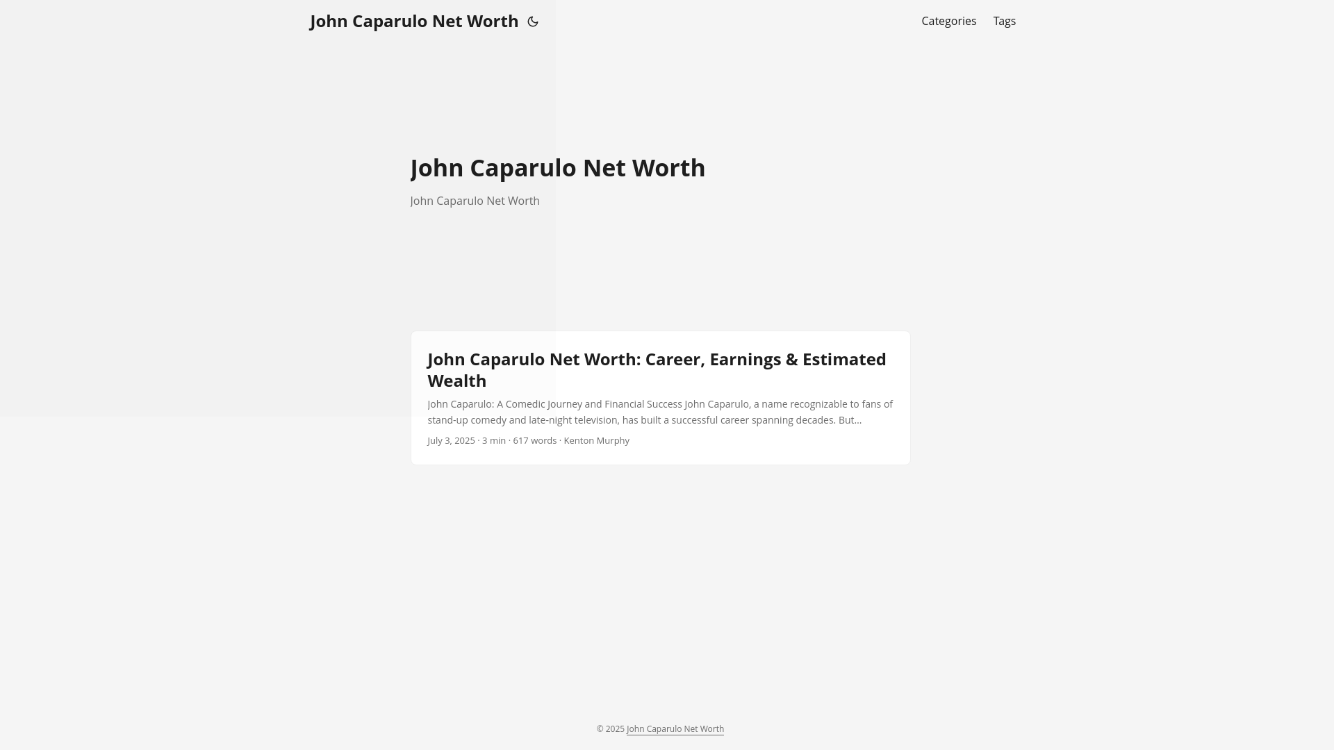 website screenshot of https://john-caparulo-net-worth20250706.pages.dev/