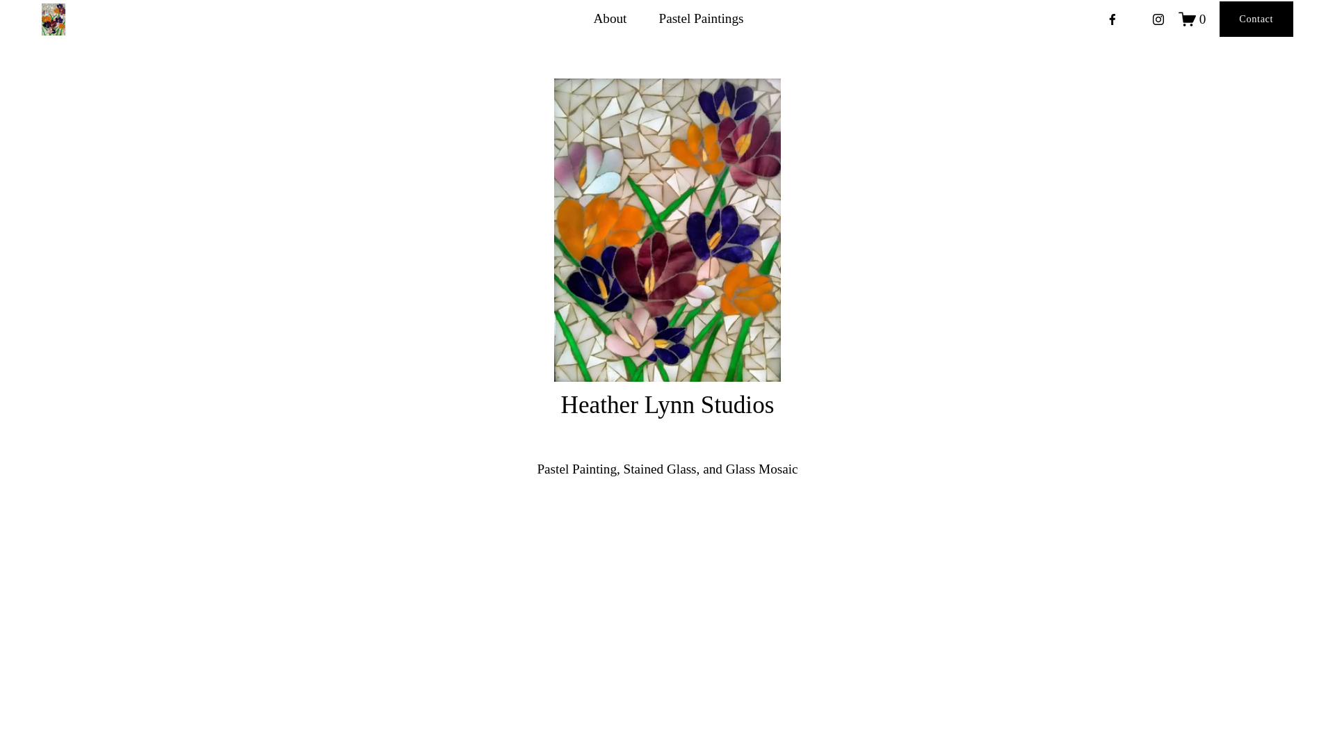 website screenshot of https://heatherlynnstudios.com/