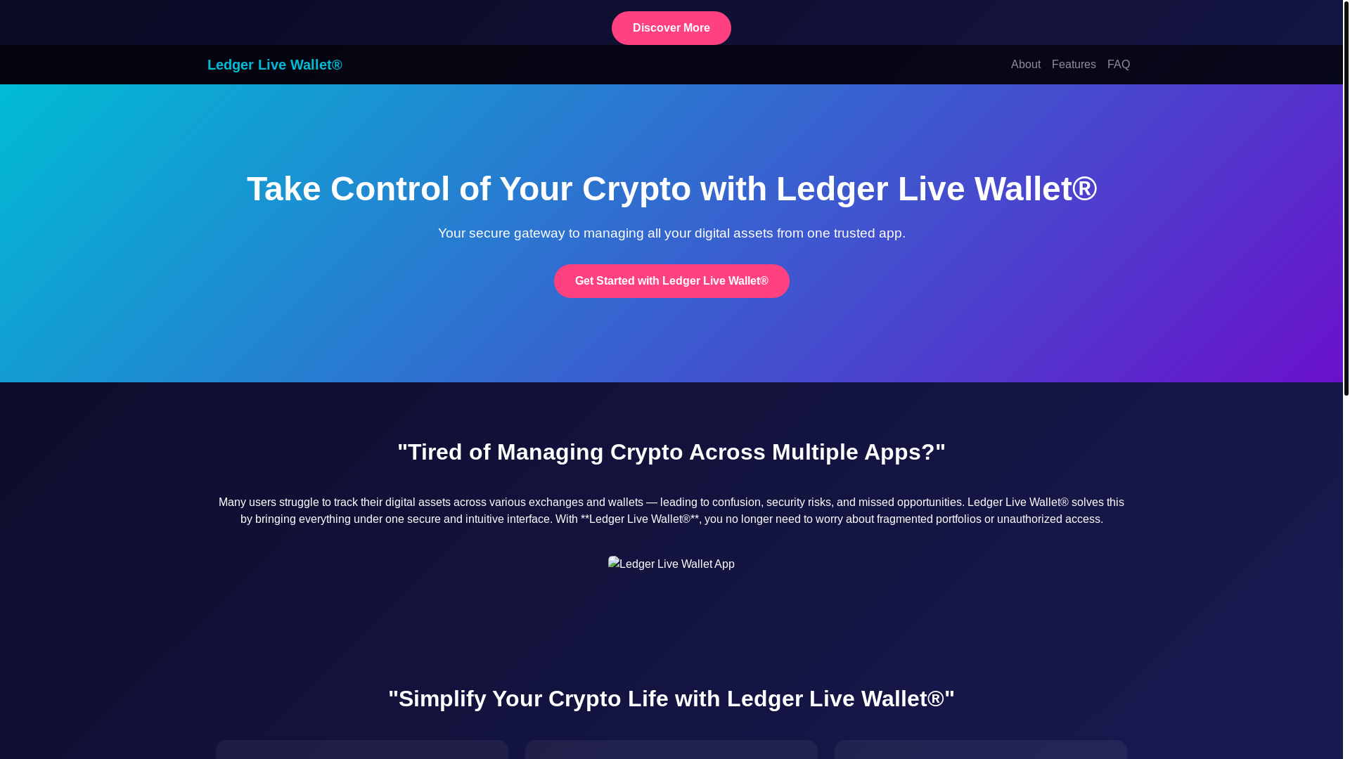 website screenshot of https://manage-ledgrlive.pages.dev/
